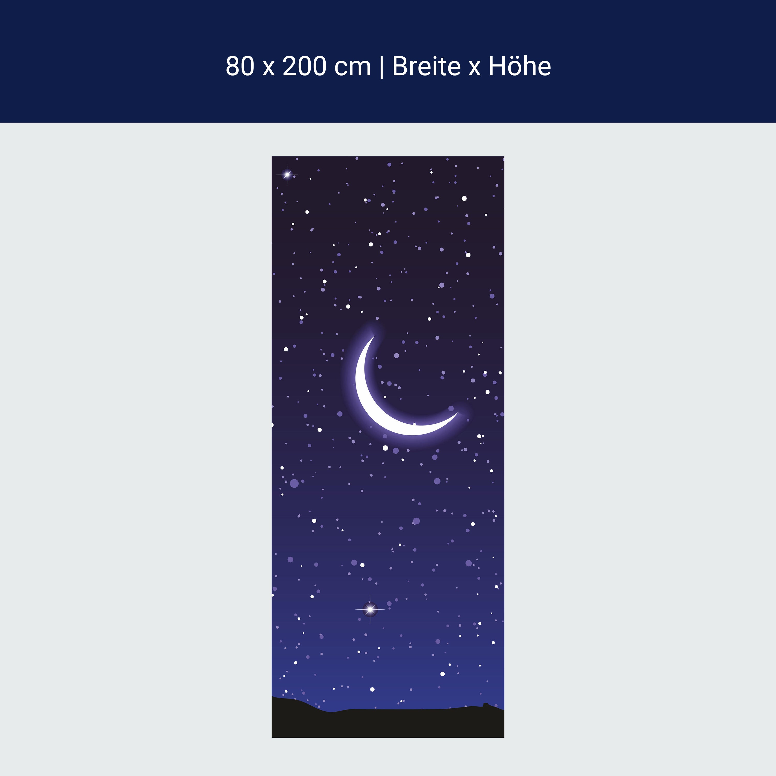 Türtapete Sternennacht M0470 Türtapete Sternennacht M0470