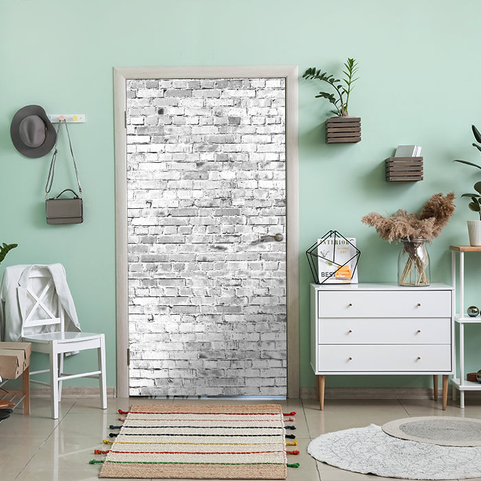 Türtapete Klinkersteine Grau M0471 - Bild 1 Türtapete Klinkersteine Grau M0471 - Bild 1