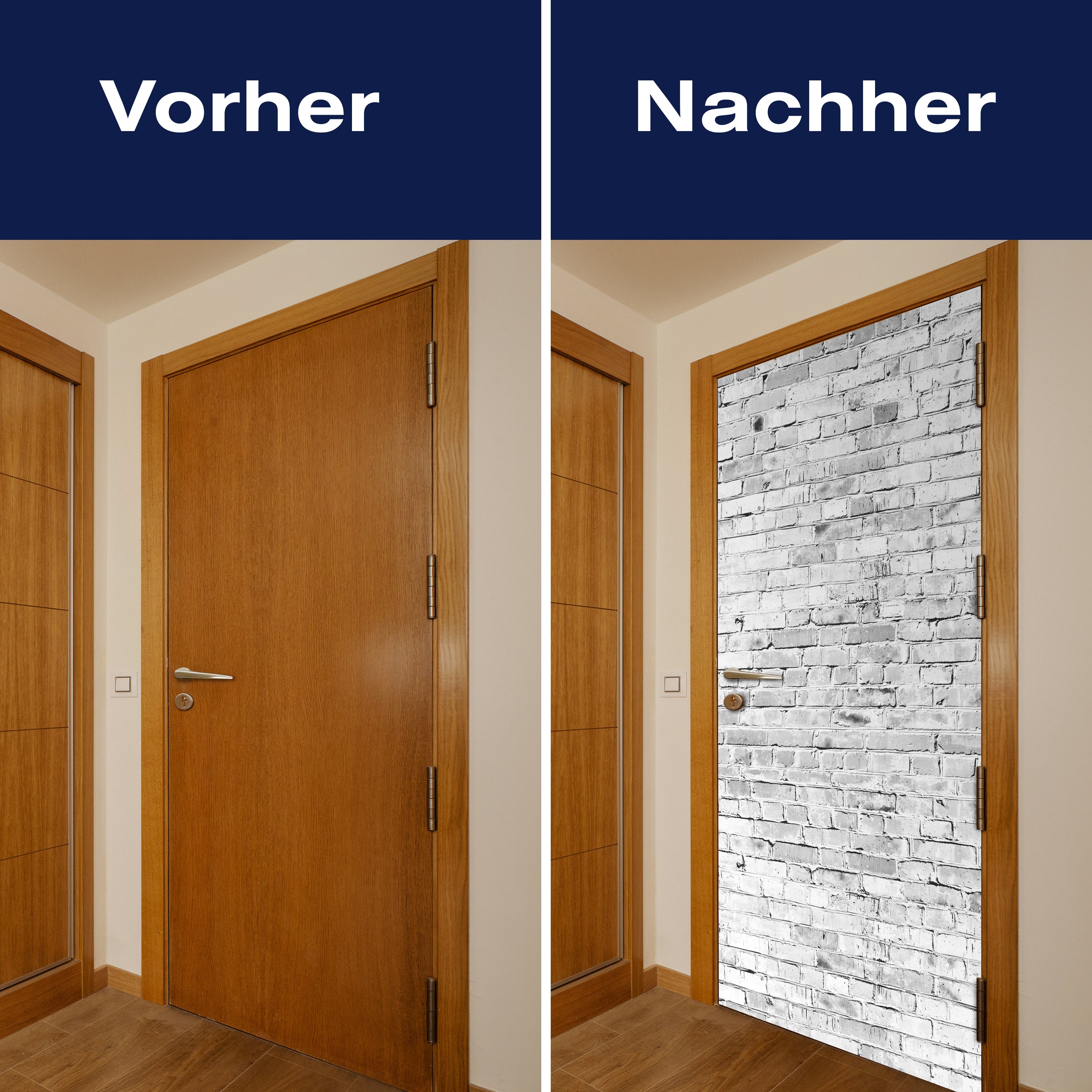 Türtapete Klinkersteine Grau M0471 - Bild 10 Türtapete Klinkersteine Grau M0471 - Bild 10