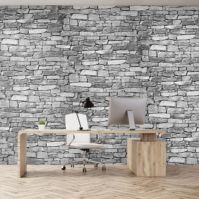 Fototapete Natursteinmauer Grau M0472 - Bild 1 Fototapete Natursteinmauer Grau M0472 - Bild 1