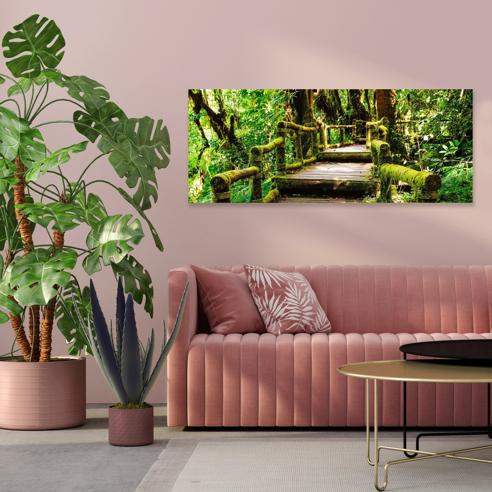 Leinwandbild Treppe im Urwald M0486 kaufen - Bild 3 Leinwandbild Treppe im Urwald M0486 kaufen - Bild 3