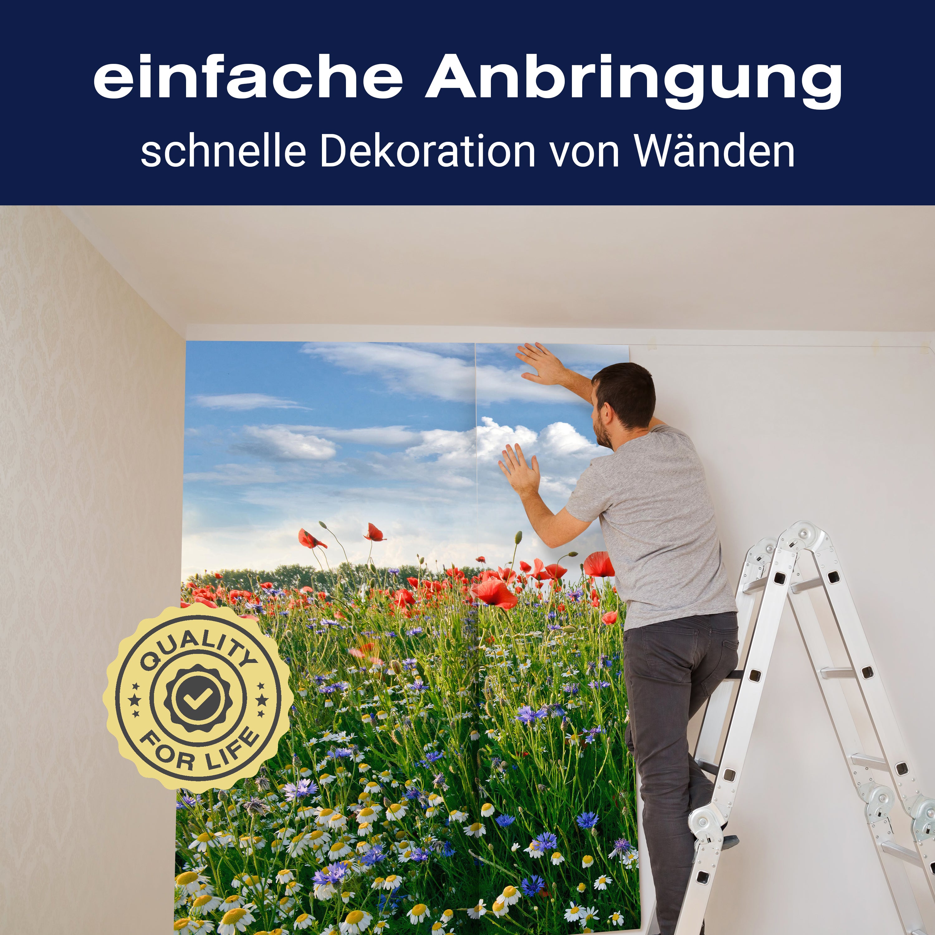 Fototapete Blumenwiese M0493 - Bild 3 Fototapete Blumenwiese M0493 - Bild 3