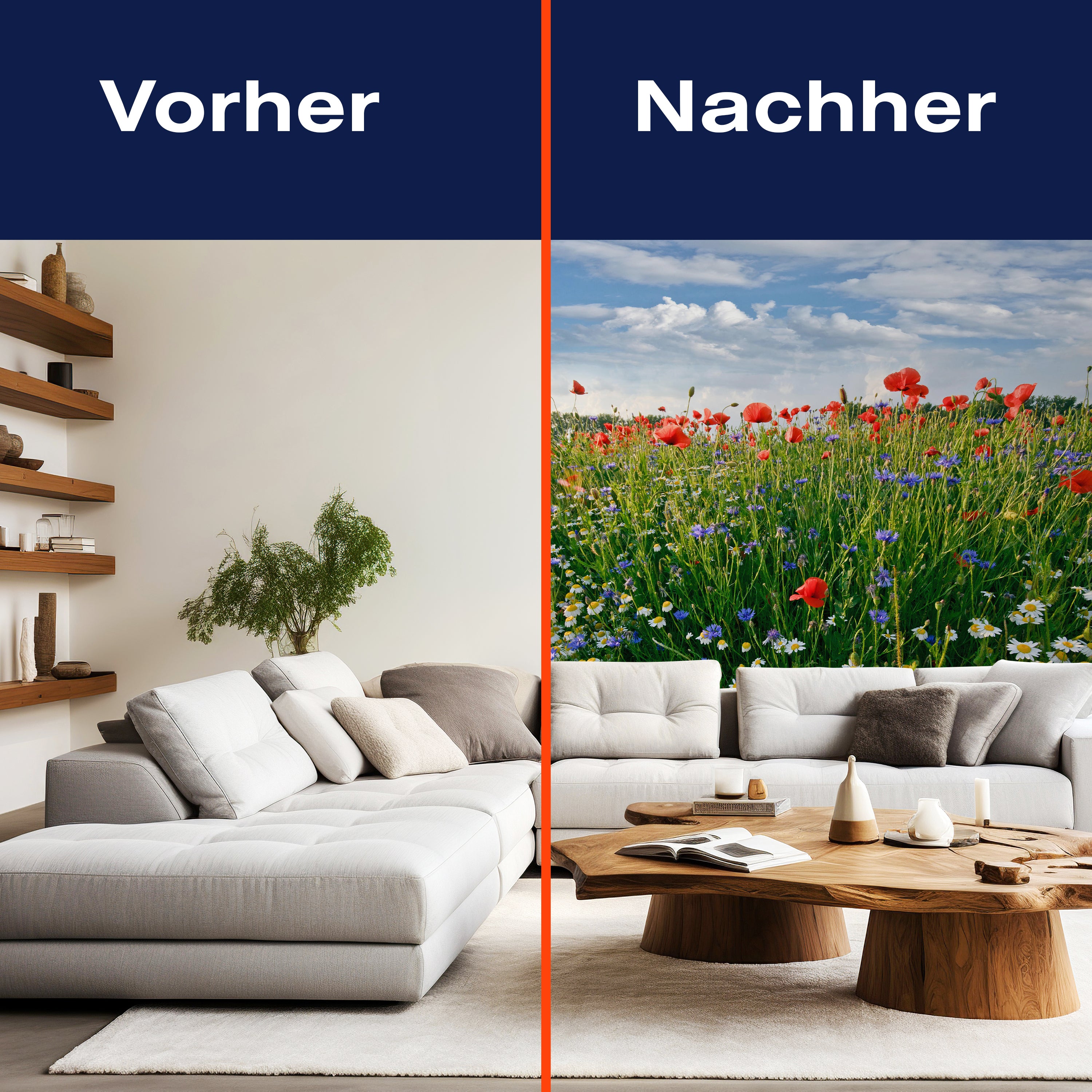 Fototapete Blumenwiese M0493 - Bild 9 Fototapete Blumenwiese M0493 - Bild 9