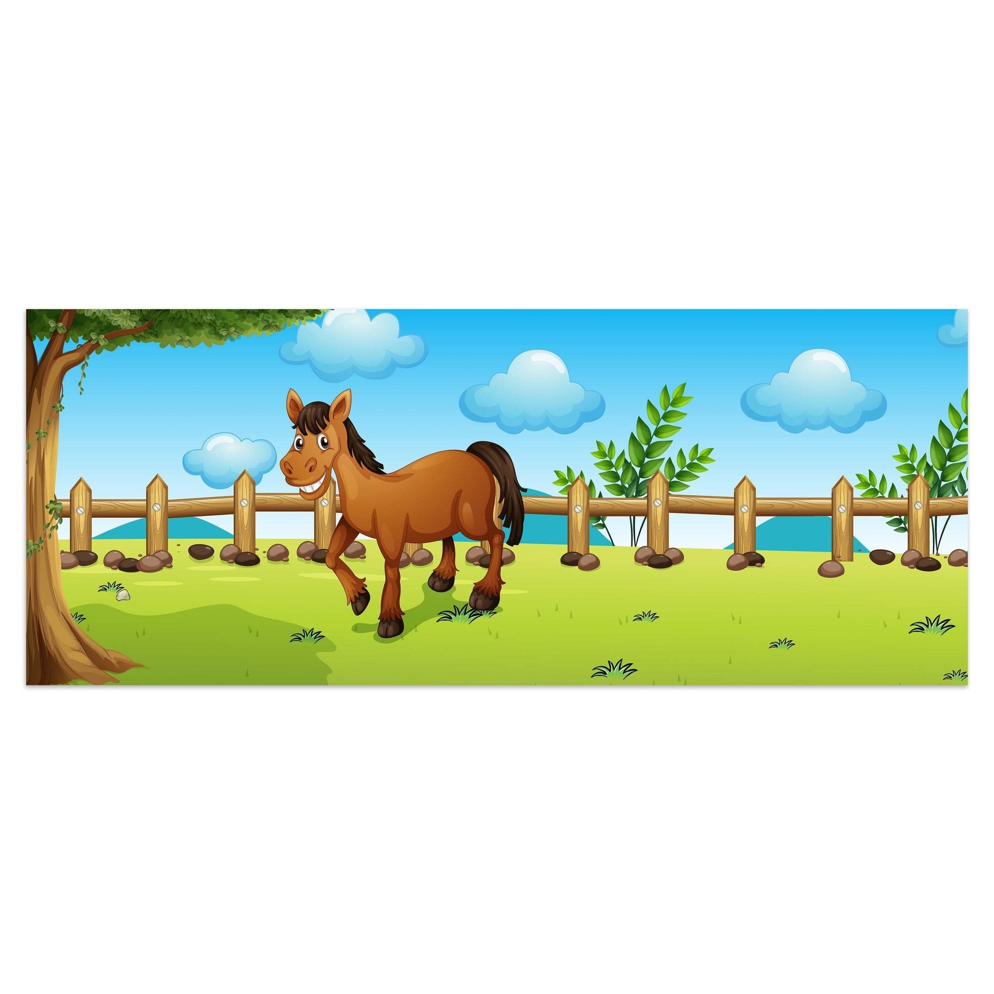 Leinwandbild Pferde auf der Wiese M0500 kaufen - Bild 1