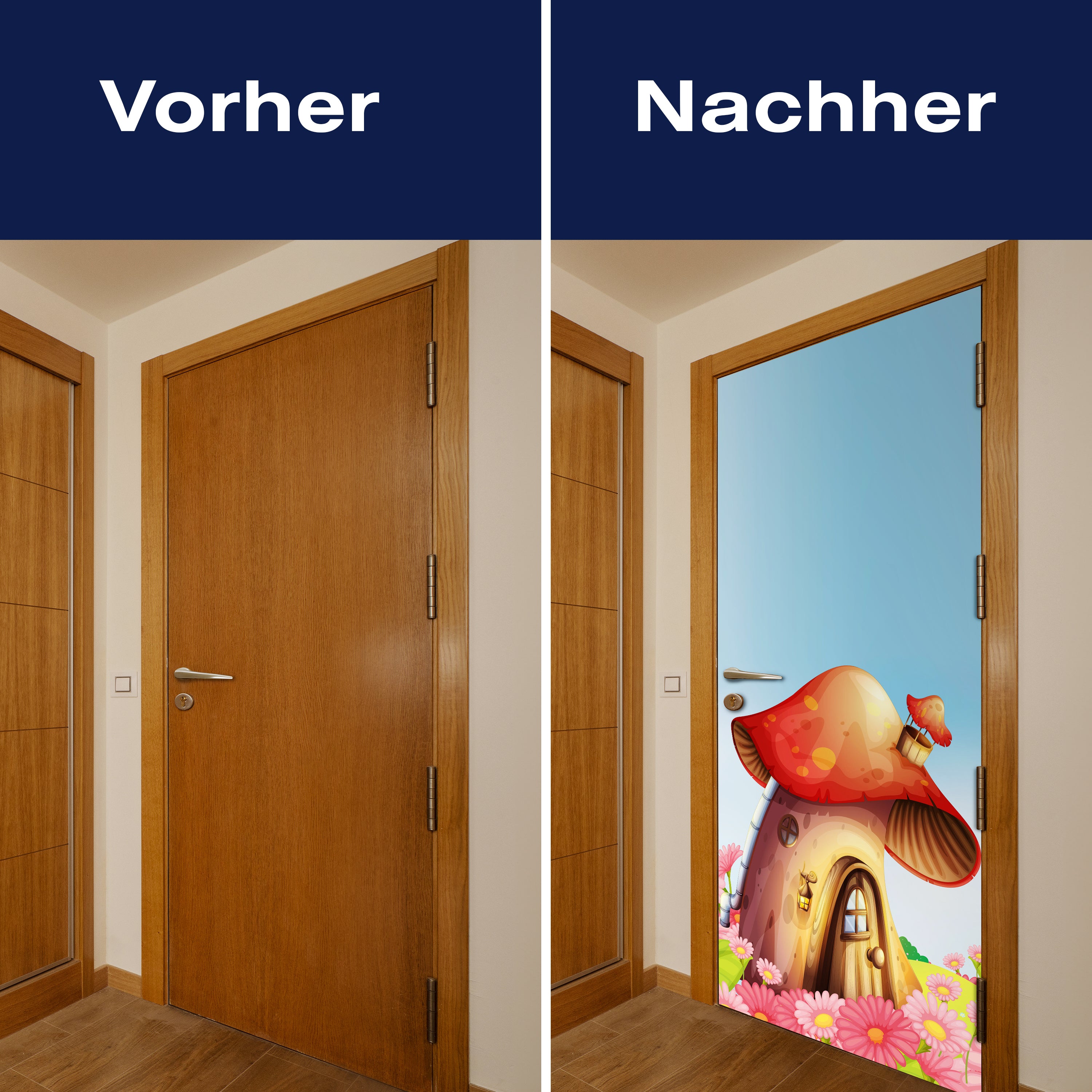 Türtapete Pilz auf der Blumenwiese M0502 - Bild 10 Türtapete Pilz auf der Blumenwiese M0502 - Bild 10