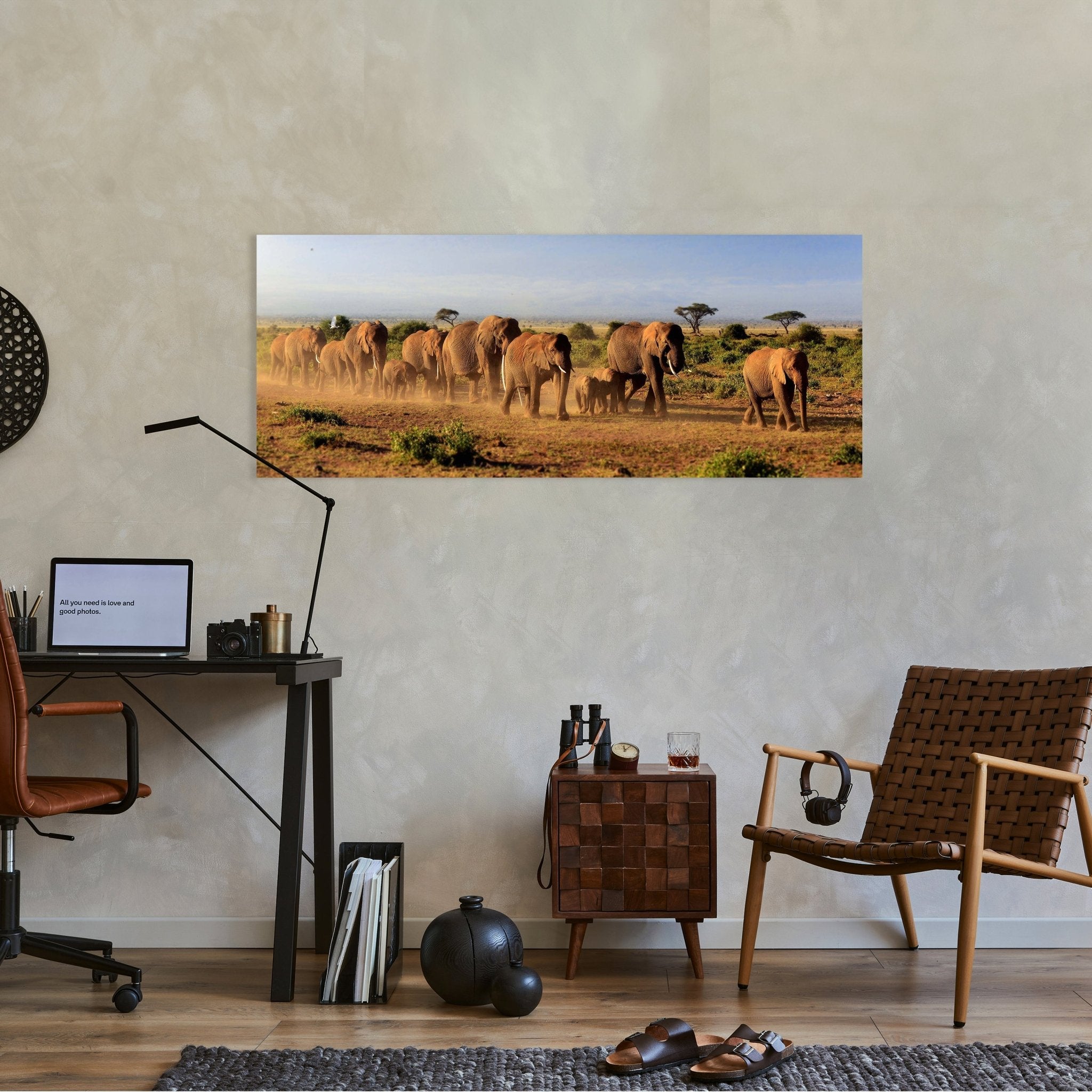 Leinwandbild Elefantenherde am Kilimandscharo M0522 kaufen - Bild 2 Leinwandbild Elefantenherde am Kilimandscharo M0522 kaufen - Bild 2