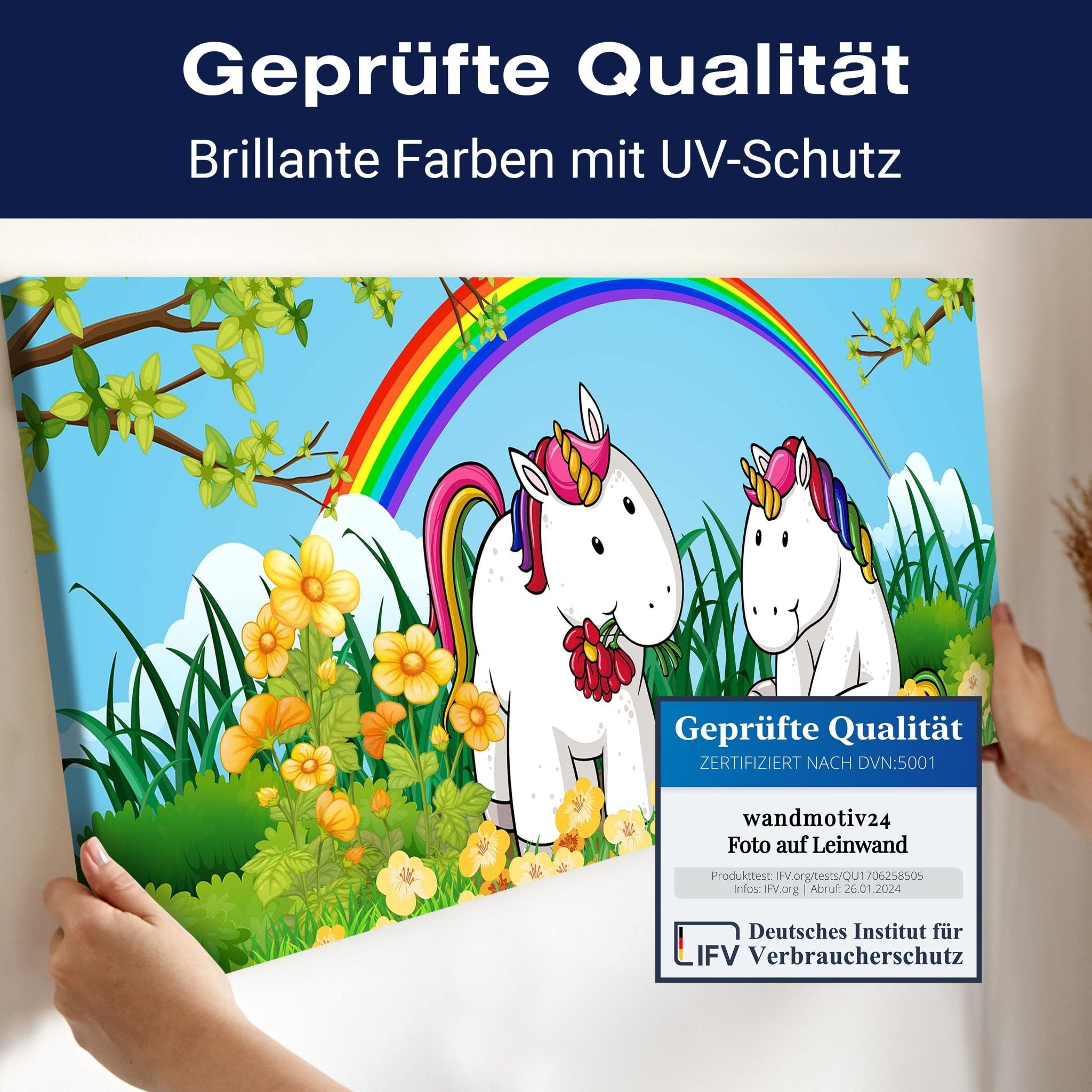 Leinwandbild Einhörner M0529 kaufen - Bild 4 Leinwandbild Einhörner M0529 kaufen - Bild 4