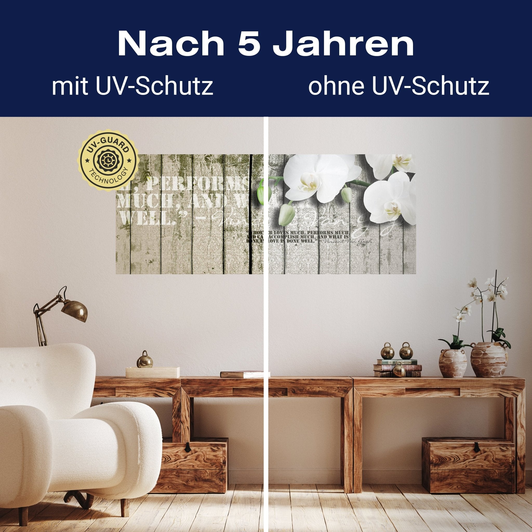 Leinwandbild Holz Zaun weiße Orchidee M0539 kaufen - Bild 9 Leinwandbild Holz Zaun weiße Orchidee M0539 kaufen - Bild 9