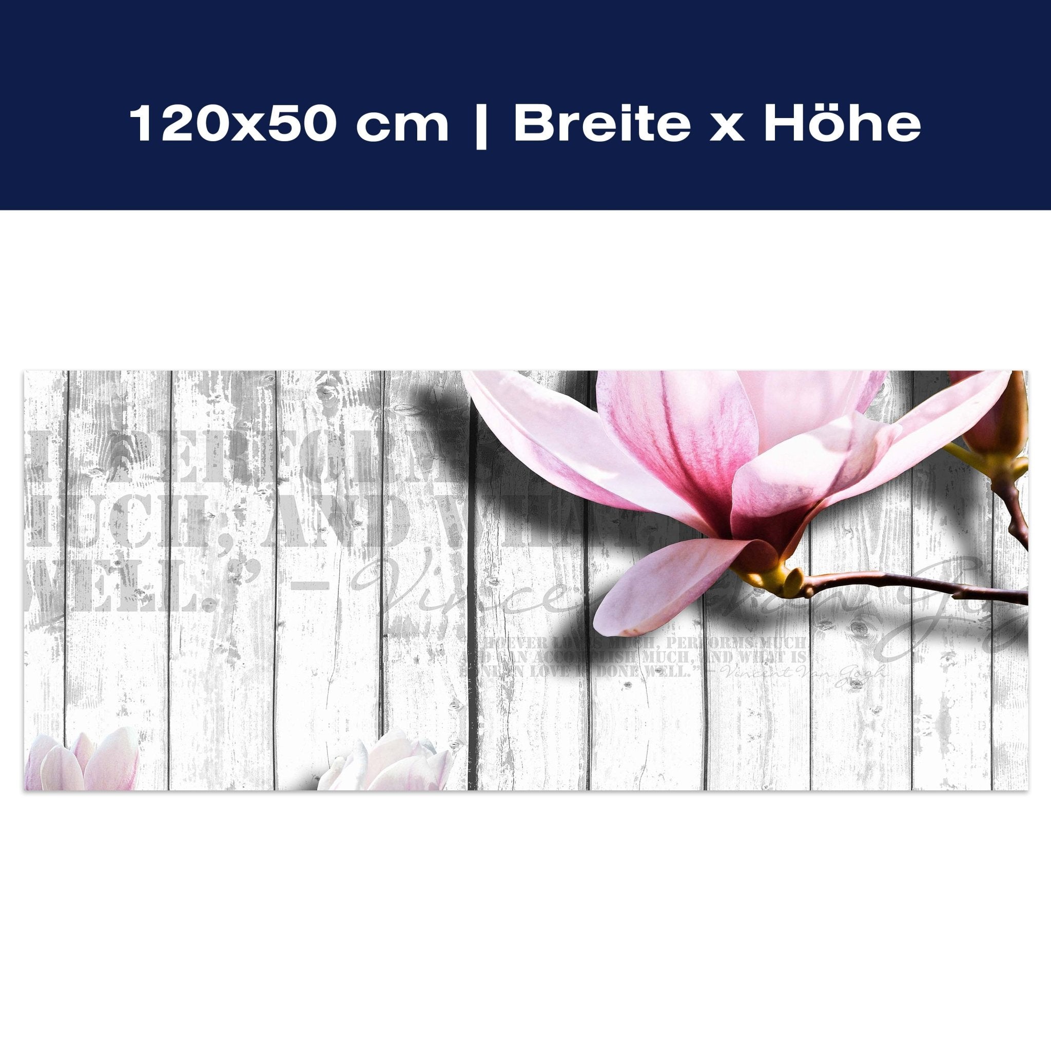 Leinwandbild Holz rosa Blüten M0540 Leinwandbild Holz rosa Blüten M0540