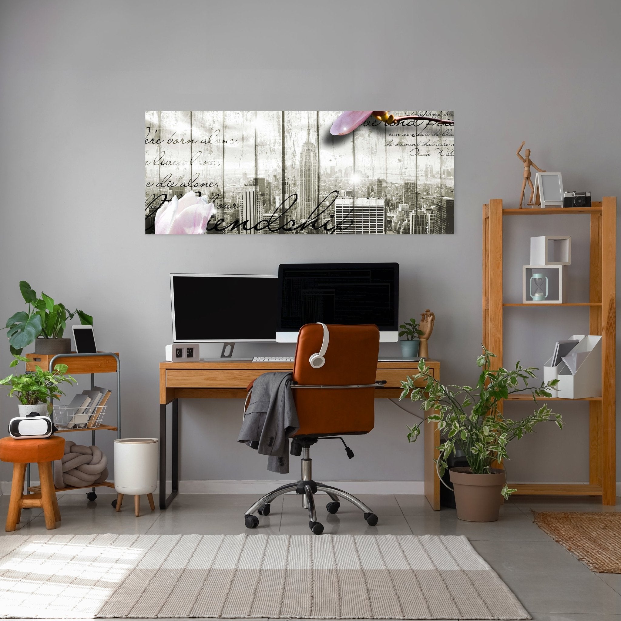 Leinwandbild Style New York Blüten M0546 kaufen - Bild 3 Leinwandbild Style New York Blüten M0546 kaufen - Bild 3