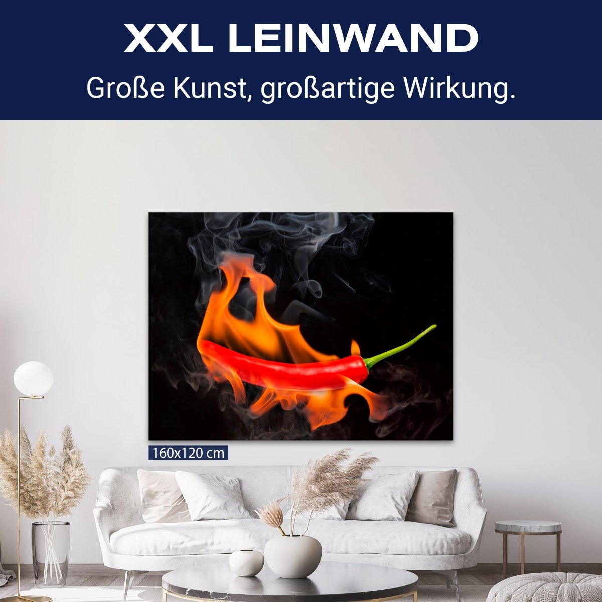 Leinwandbild Essen und Trinken, Chili M0551 kaufen - Bild 9 Leinwandbild Essen und Trinken, Chili M0551 kaufen - Bild 9