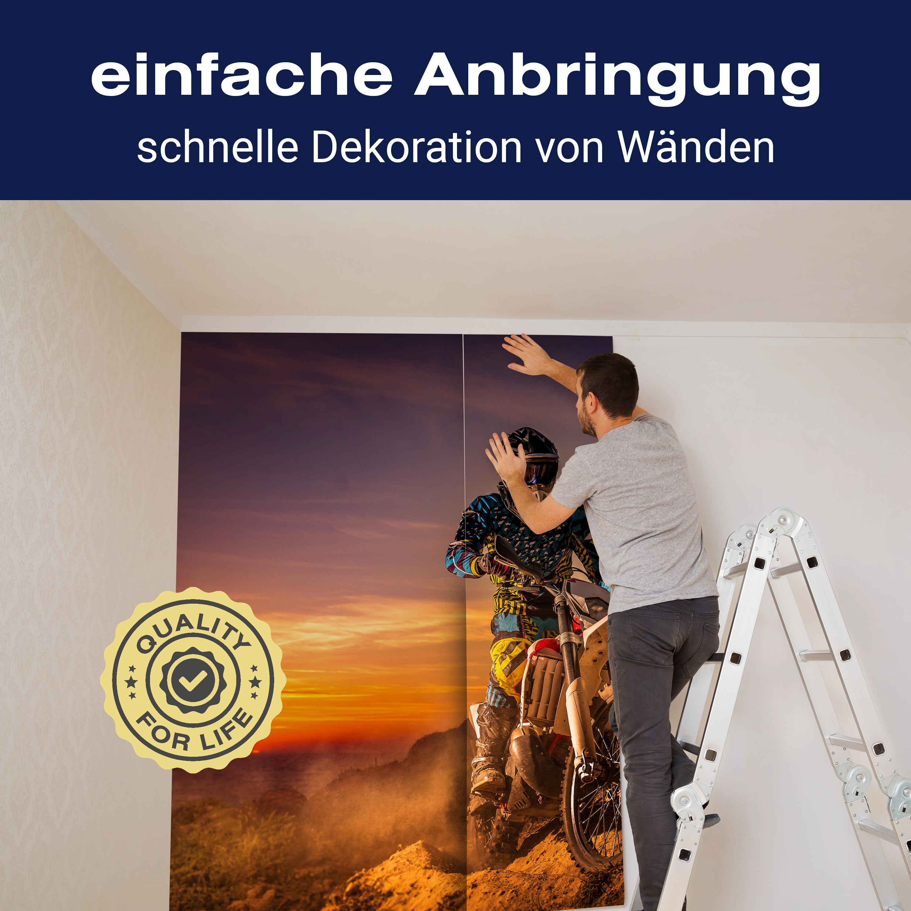 Fototapete Extreme Biker M0556 - Bild 3 Fototapete Extreme Biker M0556 - Bild 3