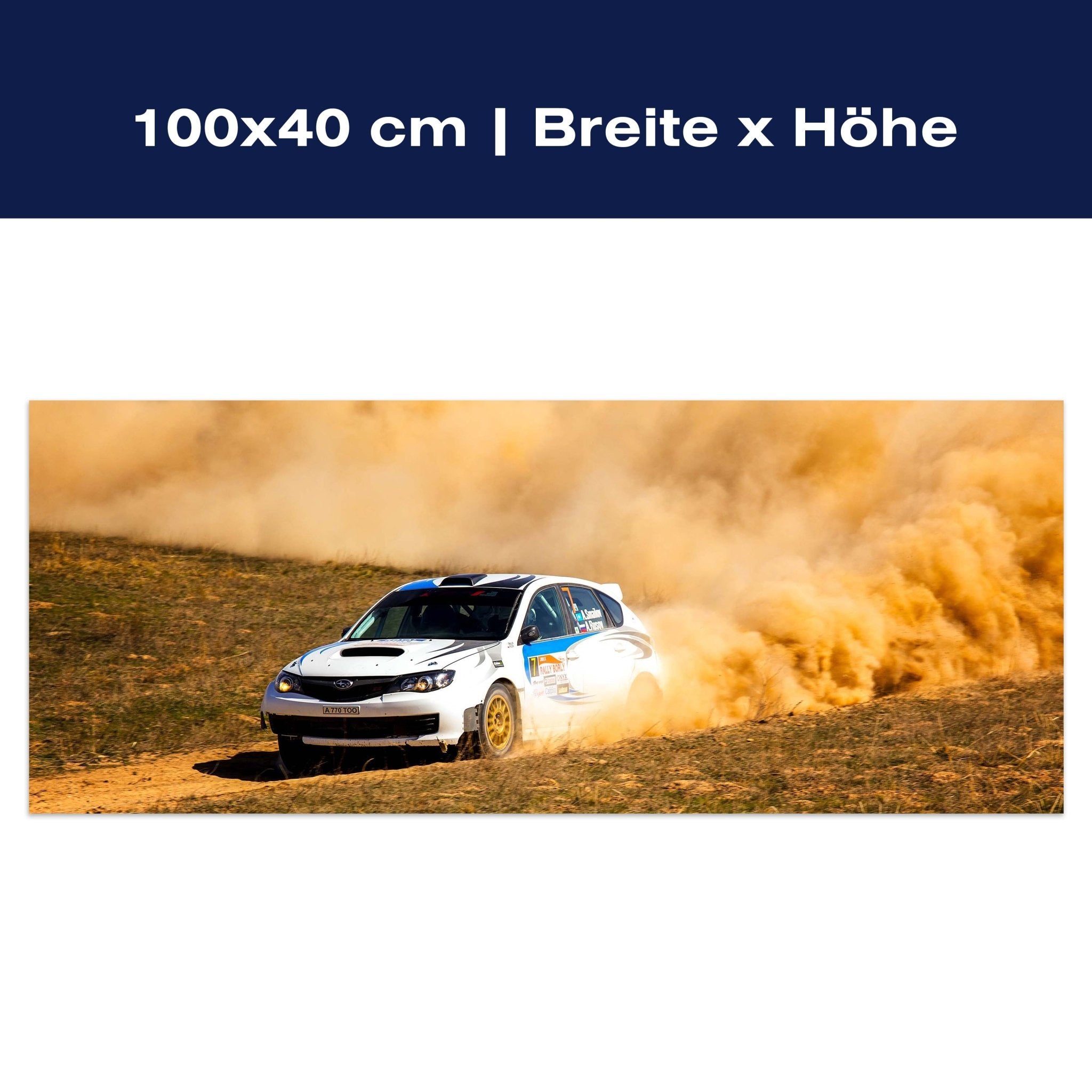 Leinwandbild Rallye Auto M0558 Leinwandbild Rallye Auto M0558