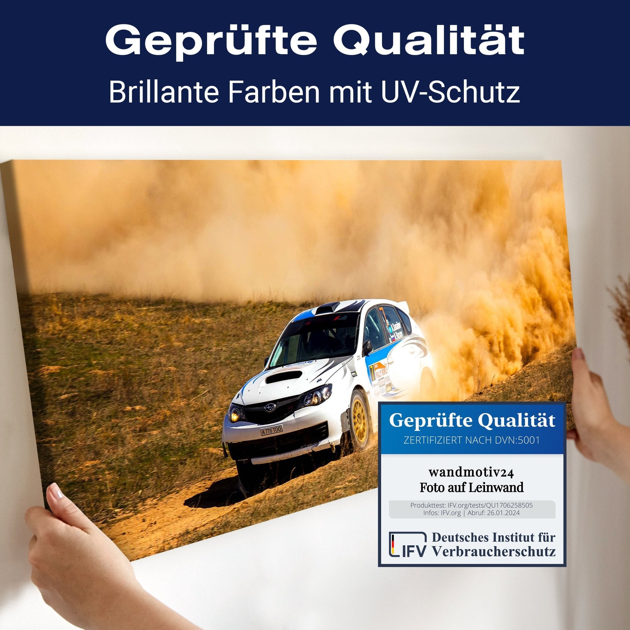 Leinwandbild Rallye Auto M0558 kaufen - Bild 4 Leinwandbild Rallye Auto M0558 kaufen - Bild 4