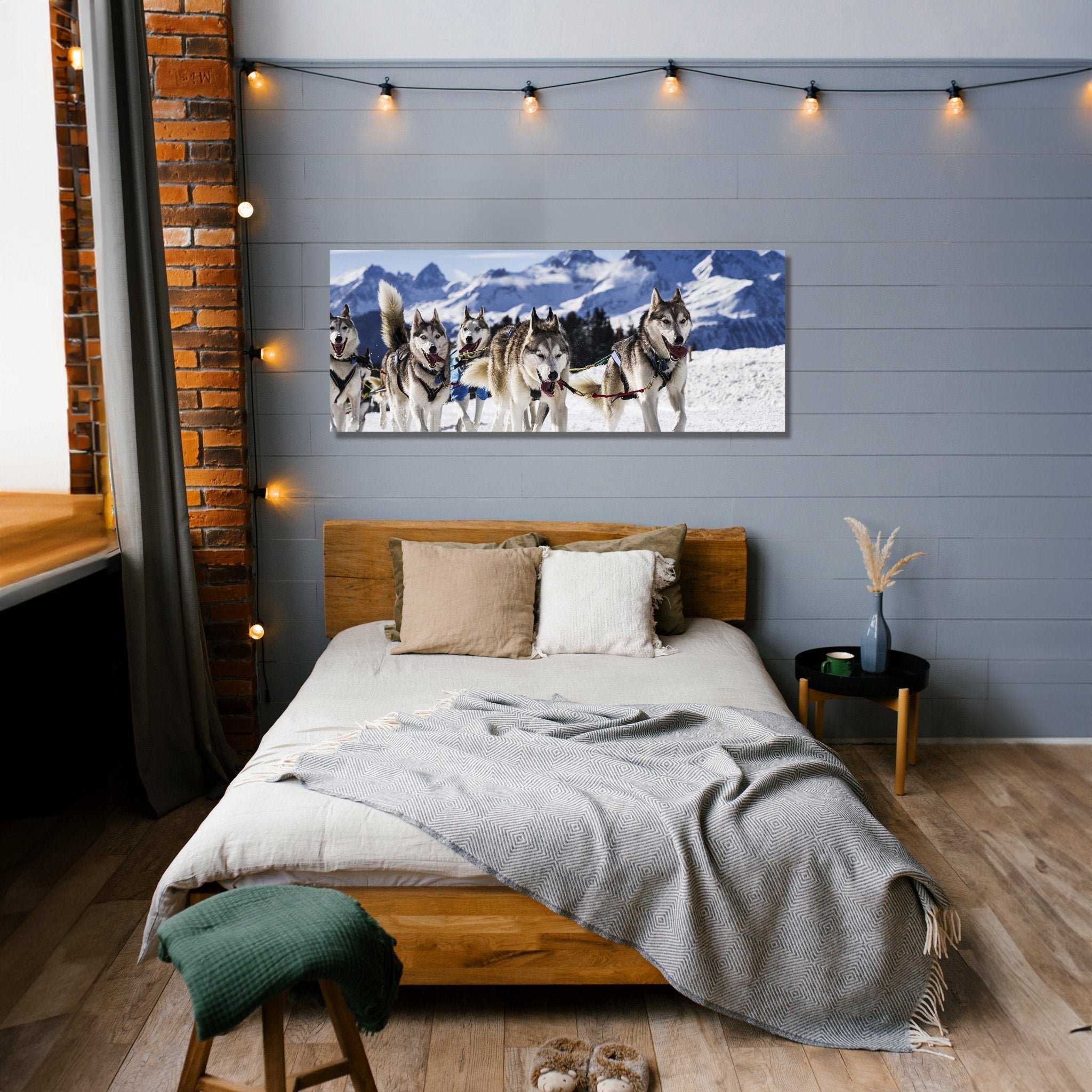 Leinwandbild Schlittenhunde in Speed Racing M0559 kaufen - Bild 2 Leinwandbild Schlittenhunde in Speed Racing M0559 kaufen - Bild 2