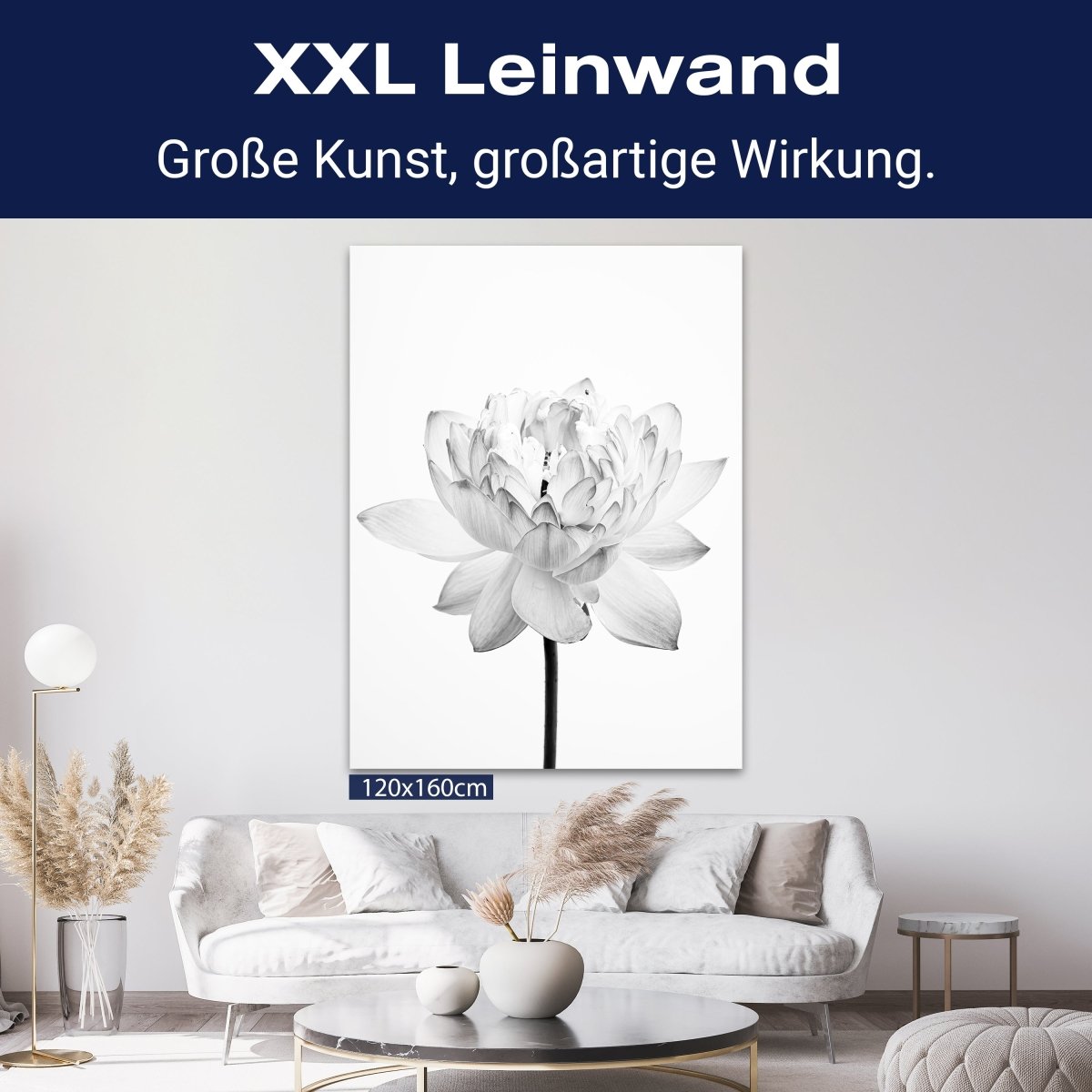 Leinwandbild Schwarz-Weiß, Blumen M0561 kaufen - Bild 9 Leinwandbild Schwarz-Weiß, Blumen M0561 kaufen - Bild 9