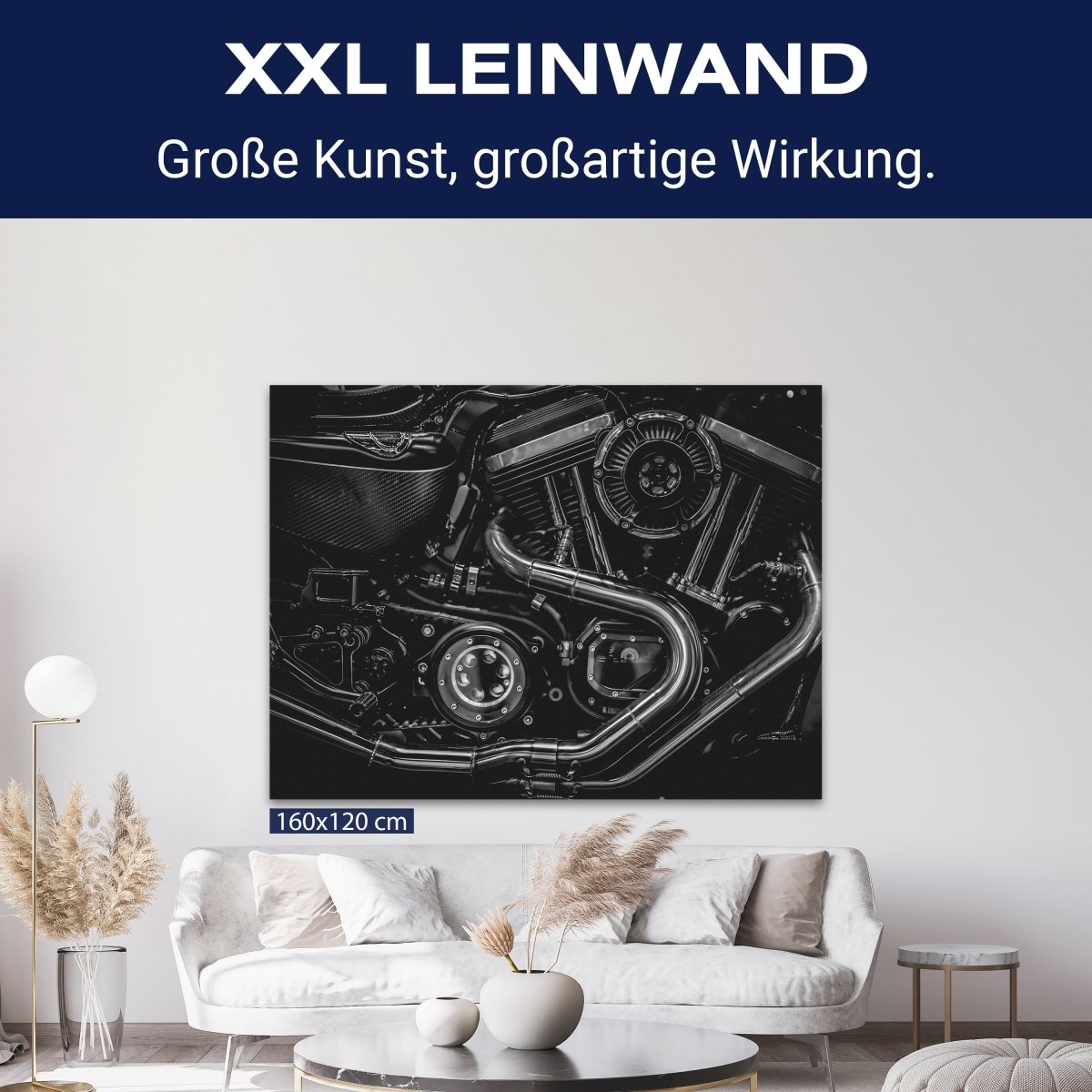 Leinwandbild Schwarz-Weiß, Motorrad M0565 kaufen - Bild 9 Leinwandbild Schwarz-Weiß, Motorrad M0565 kaufen - Bild 9