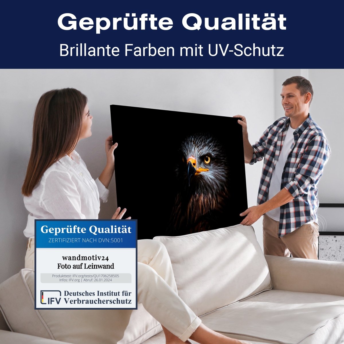 Leinwandbild Tiere, Adler M0569 kaufen - Bild 4 Leinwandbild Tiere, Adler M0569 kaufen - Bild 4