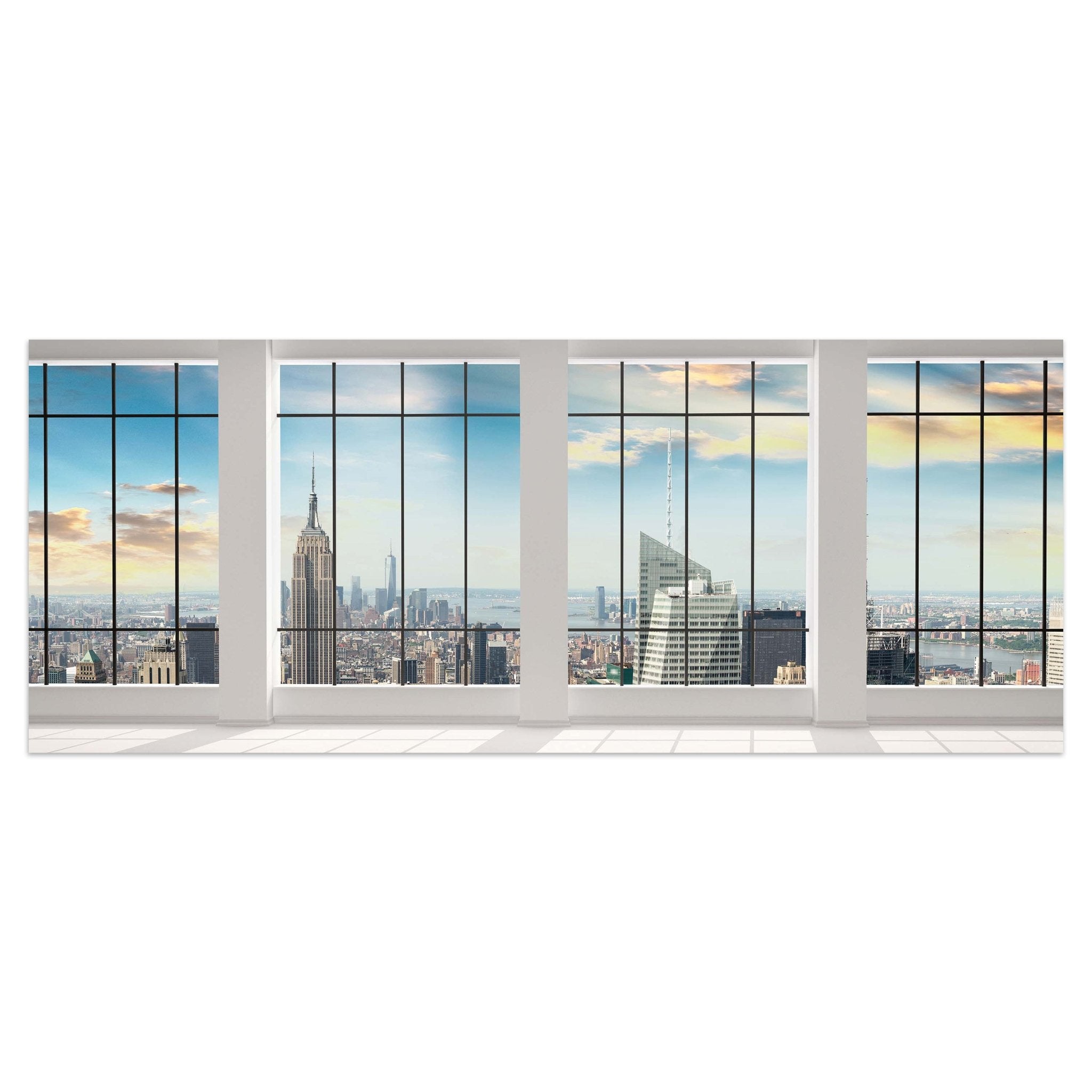 Leinwandbild Manhattan Blick von einem leeren Büro M0573 kaufen - Bild 1 Leinwandbild Manhattan Blick von einem leeren Büro M0573 kaufen - Bild 1