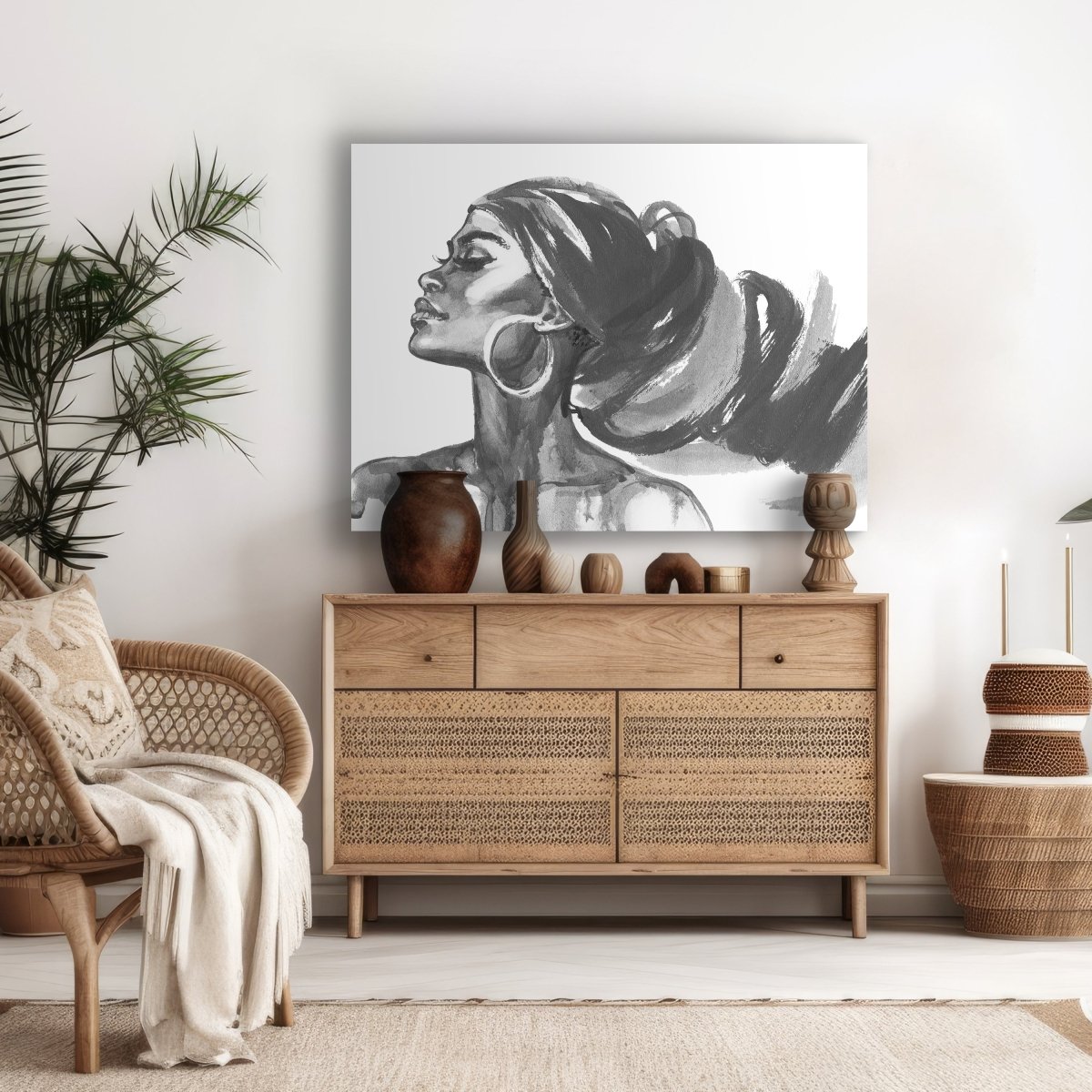 Leinwandbild Malerei, Frau M0574 kaufen - Bild 2 Leinwandbild Malerei, Frau M0574 kaufen - Bild 2