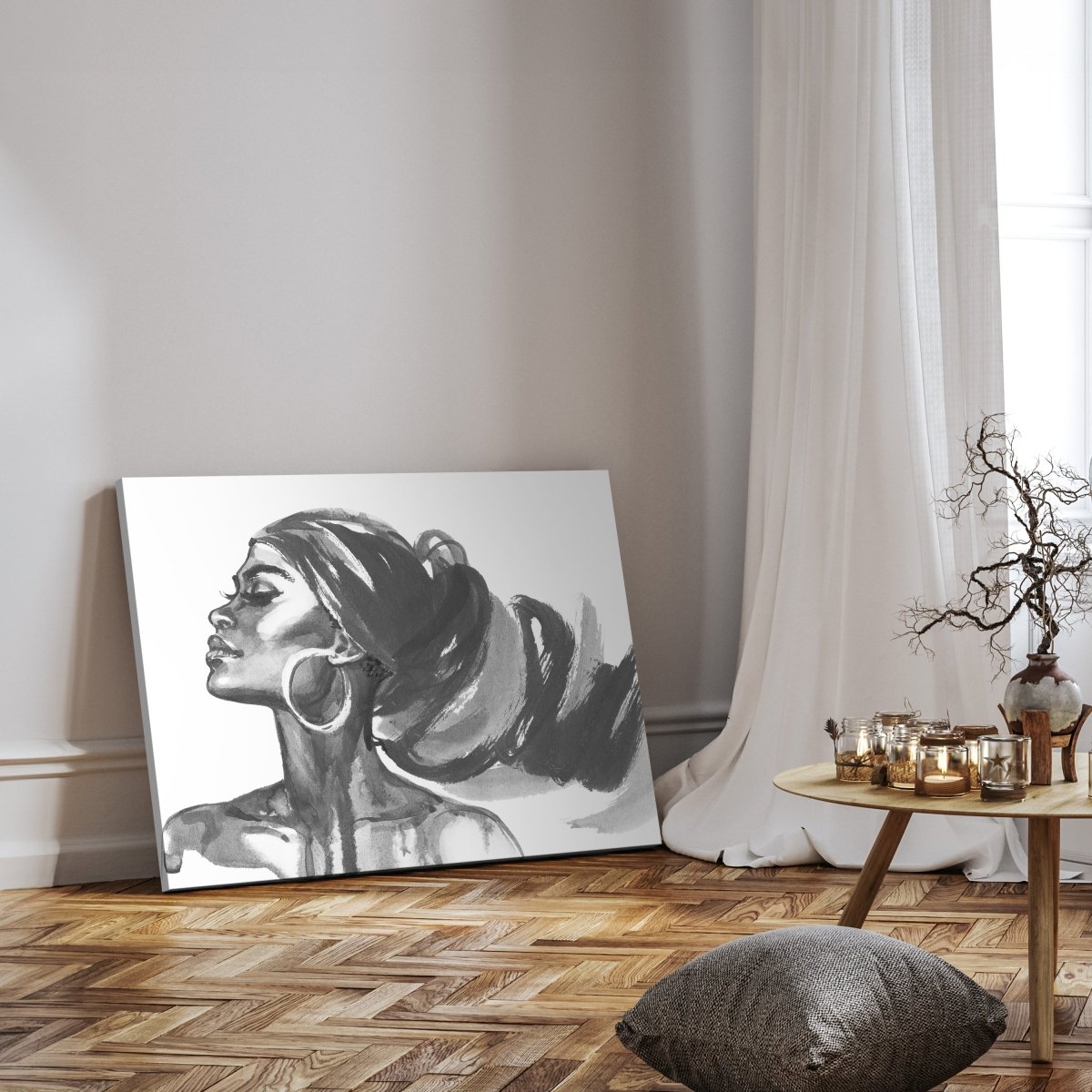 Leinwandbild Malerei, Frau M0574 kaufen - Bild 3 Leinwandbild Malerei, Frau M0574 kaufen - Bild 3