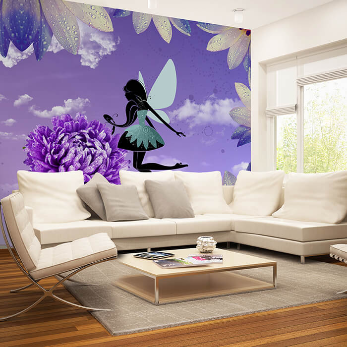 Fototapete Kinderzimmer Blumenfee M0576 - Bild 1 Fototapete Kinderzimmer Blumenfee M0576 - Bild 1