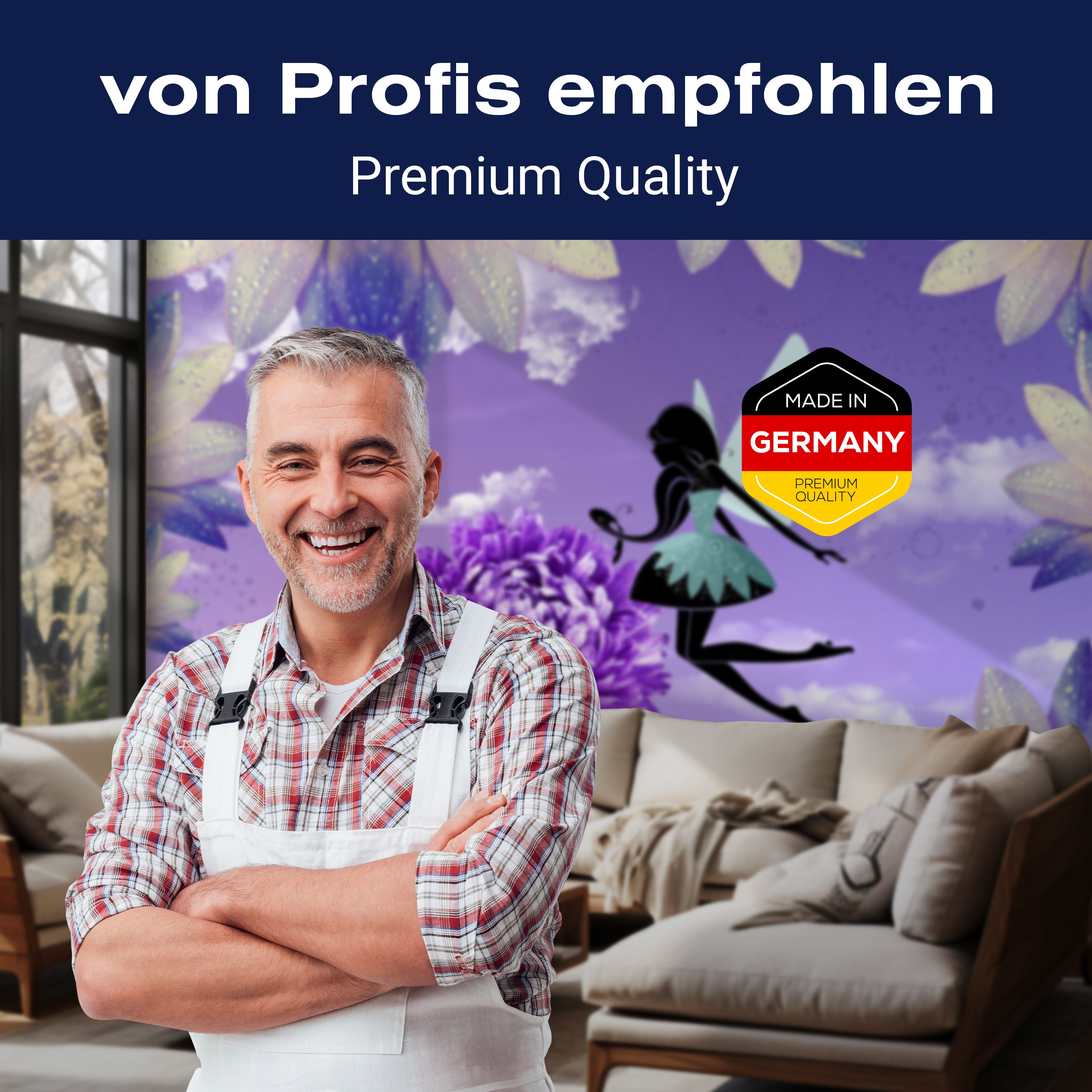 Fototapete Kinderzimmer Blumenfee M0576 - Bild 5 Fototapete Kinderzimmer Blumenfee M0576 - Bild 5