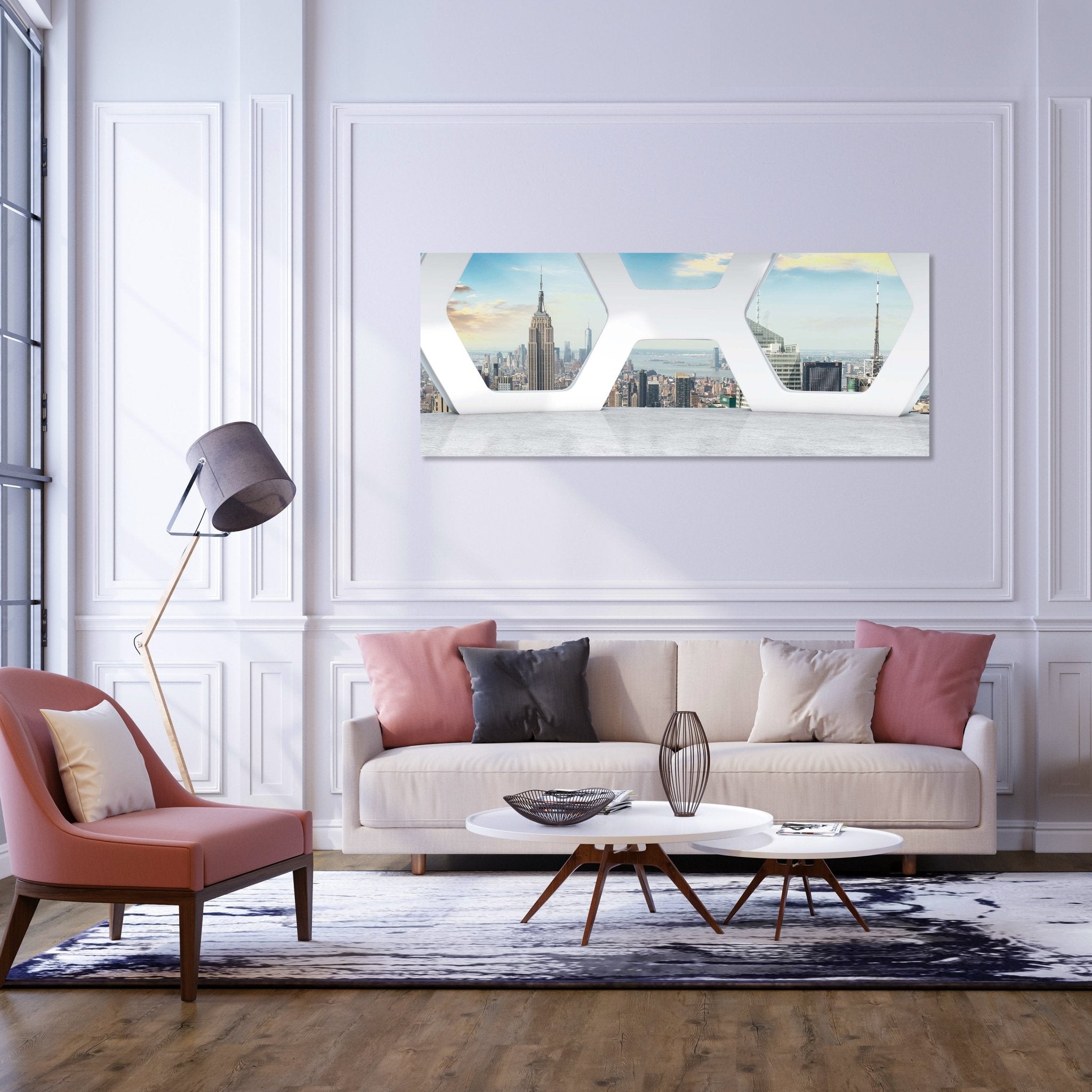 Leinwandbild Büro mit Blick auf Manhattan M0577 kaufen - Bild 2 Leinwandbild Büro mit Blick auf Manhattan M0577 kaufen - Bild 2