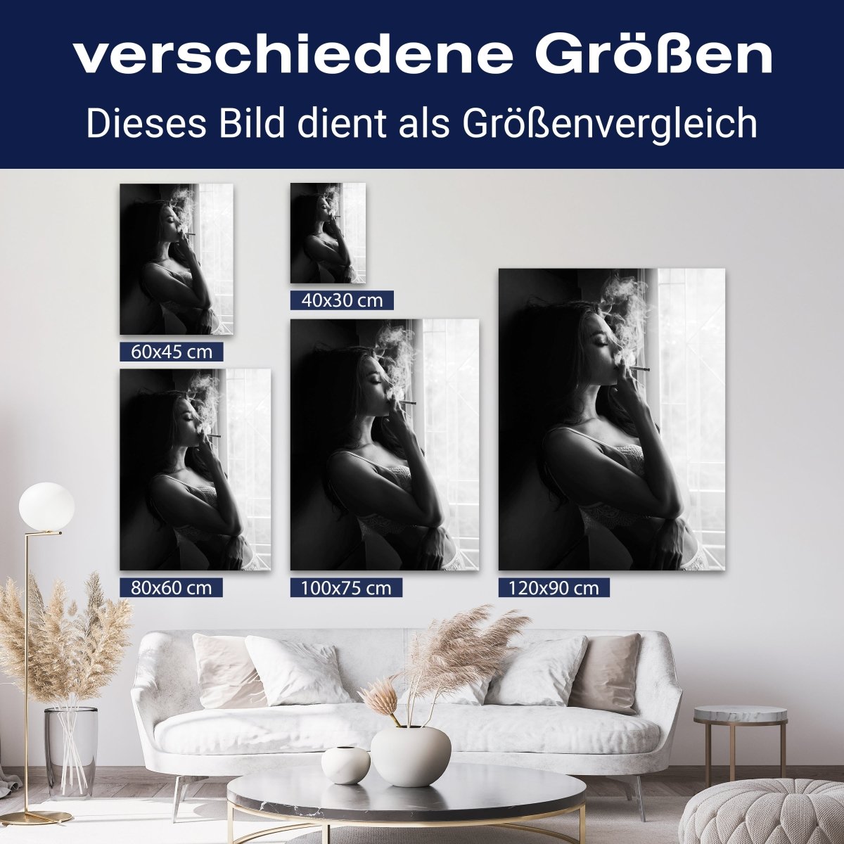 Leinwandbild Models, Schwarz-Weiß M0582 kaufen - Bild 8