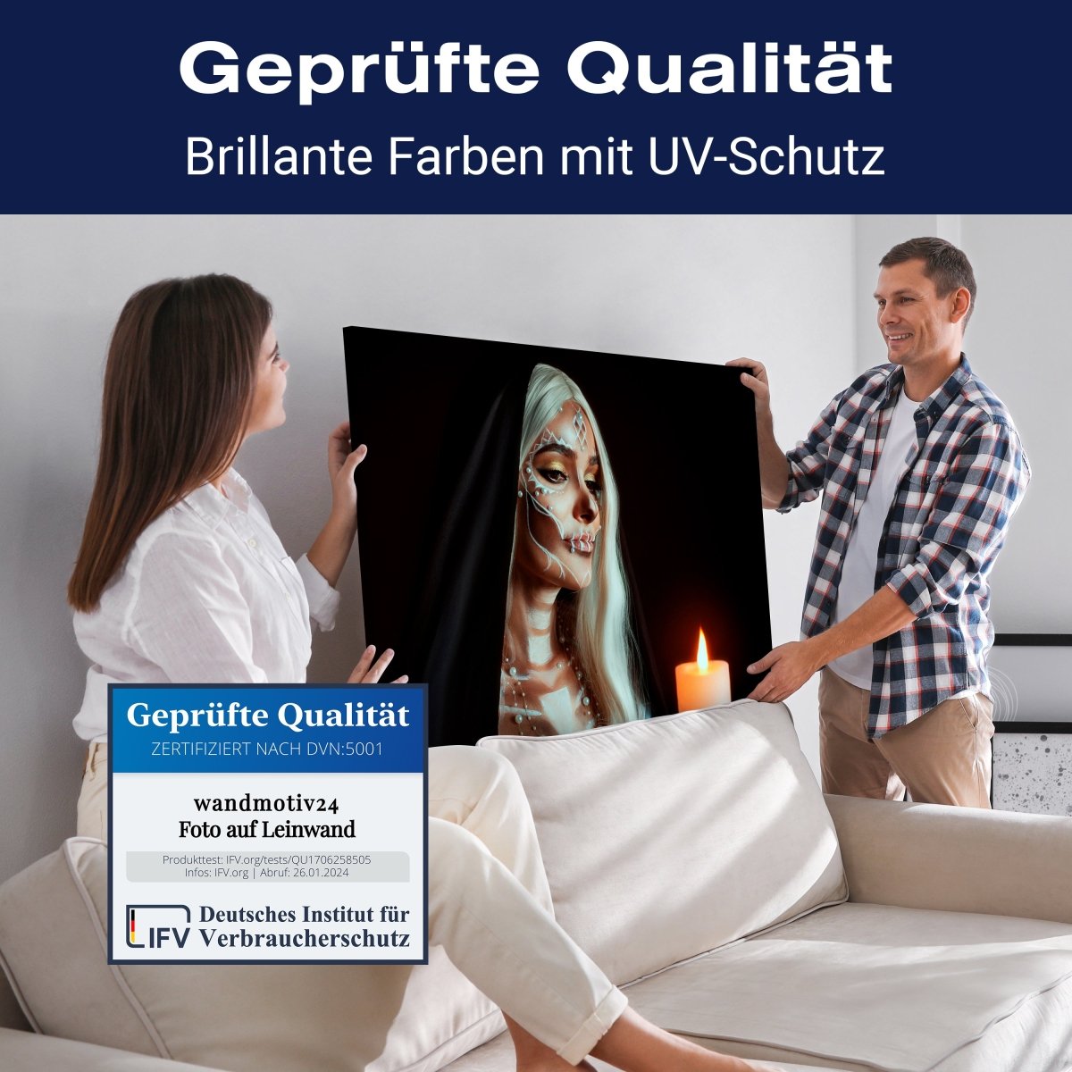 Leinwandbild Models, Frau, Gothic M0586 kaufen - Bild 4 Leinwandbild Models, Frau, Gothic M0586 kaufen - Bild 4