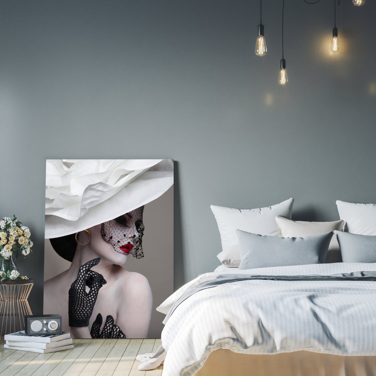 Leinwandbild Models, Frau, Hut M0588 kaufen - Bild 3 Leinwandbild Models, Frau, Hut M0588 kaufen - Bild 3