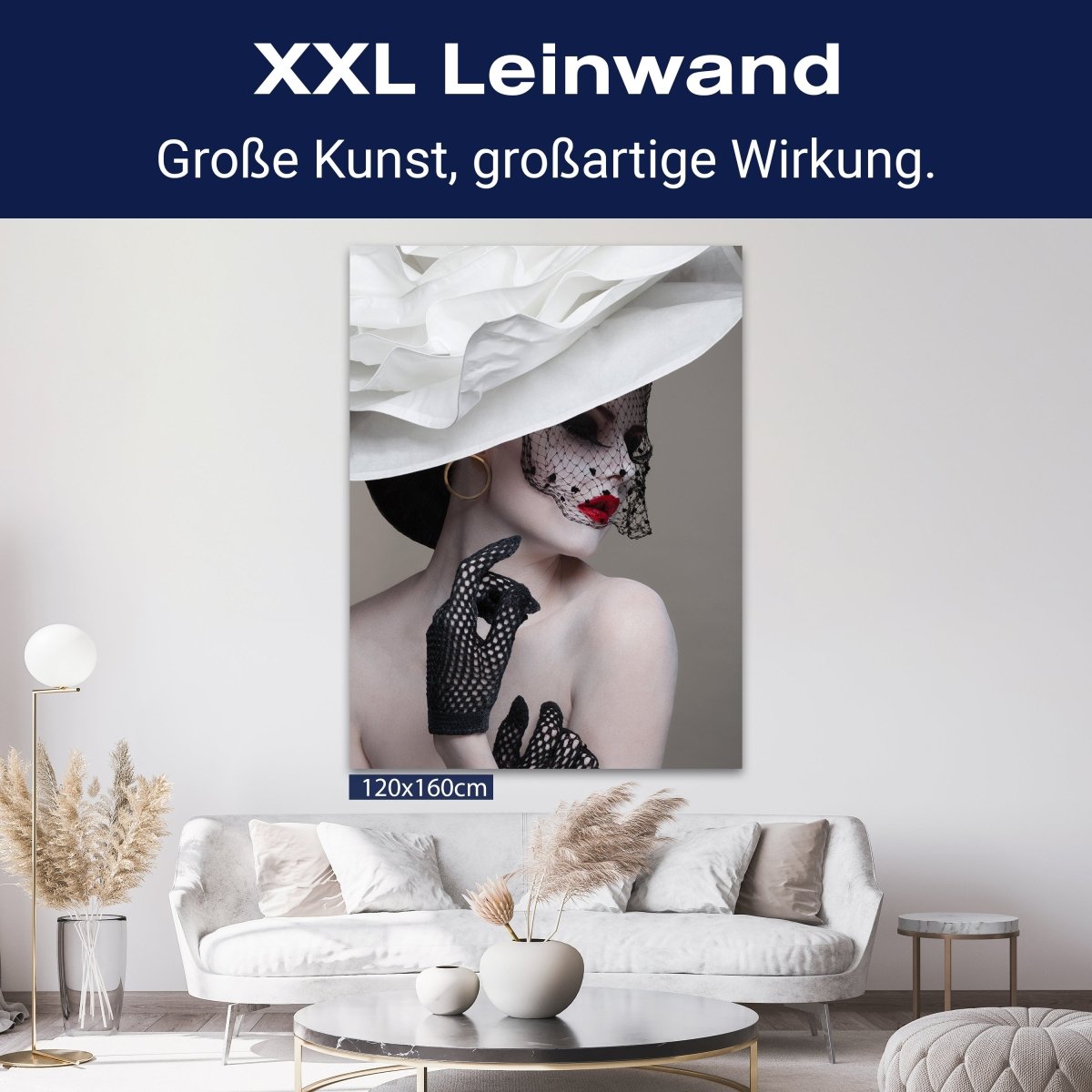 Leinwandbild Models, Frau, Hut M0588 kaufen - Bild 9 Leinwandbild Models, Frau, Hut M0588 kaufen - Bild 9
