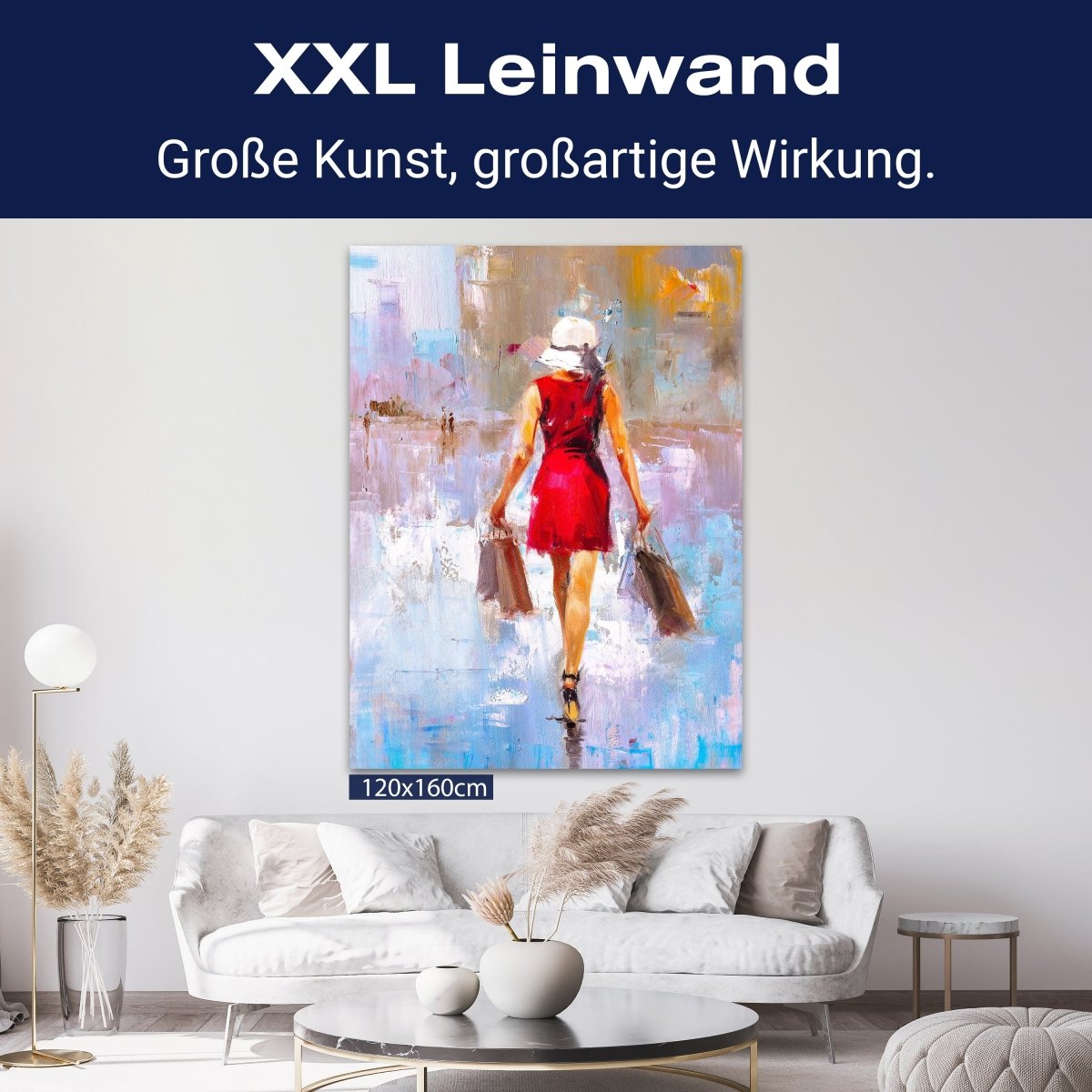 Leinwandbild Malerei, Frau, Shopping M0592 kaufen - Bild 9 Leinwandbild Malerei, Frau, Shopping M0592 kaufen - Bild 9