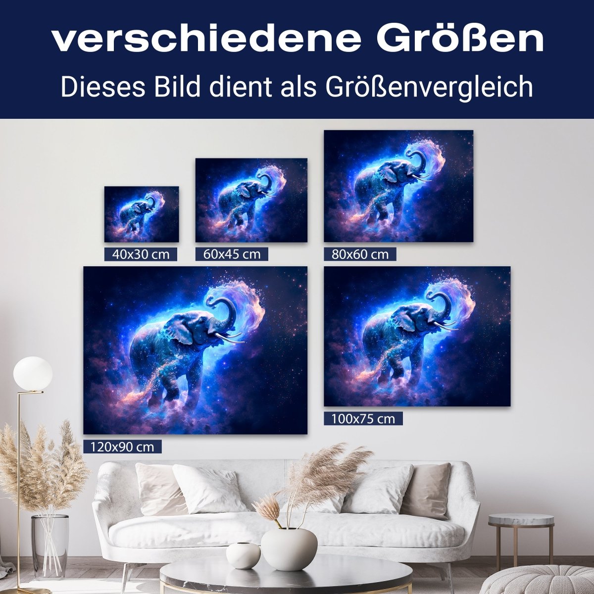 Leinwandbild Fantasy, Elefant, Querformat M0604 kaufen - Bild 8