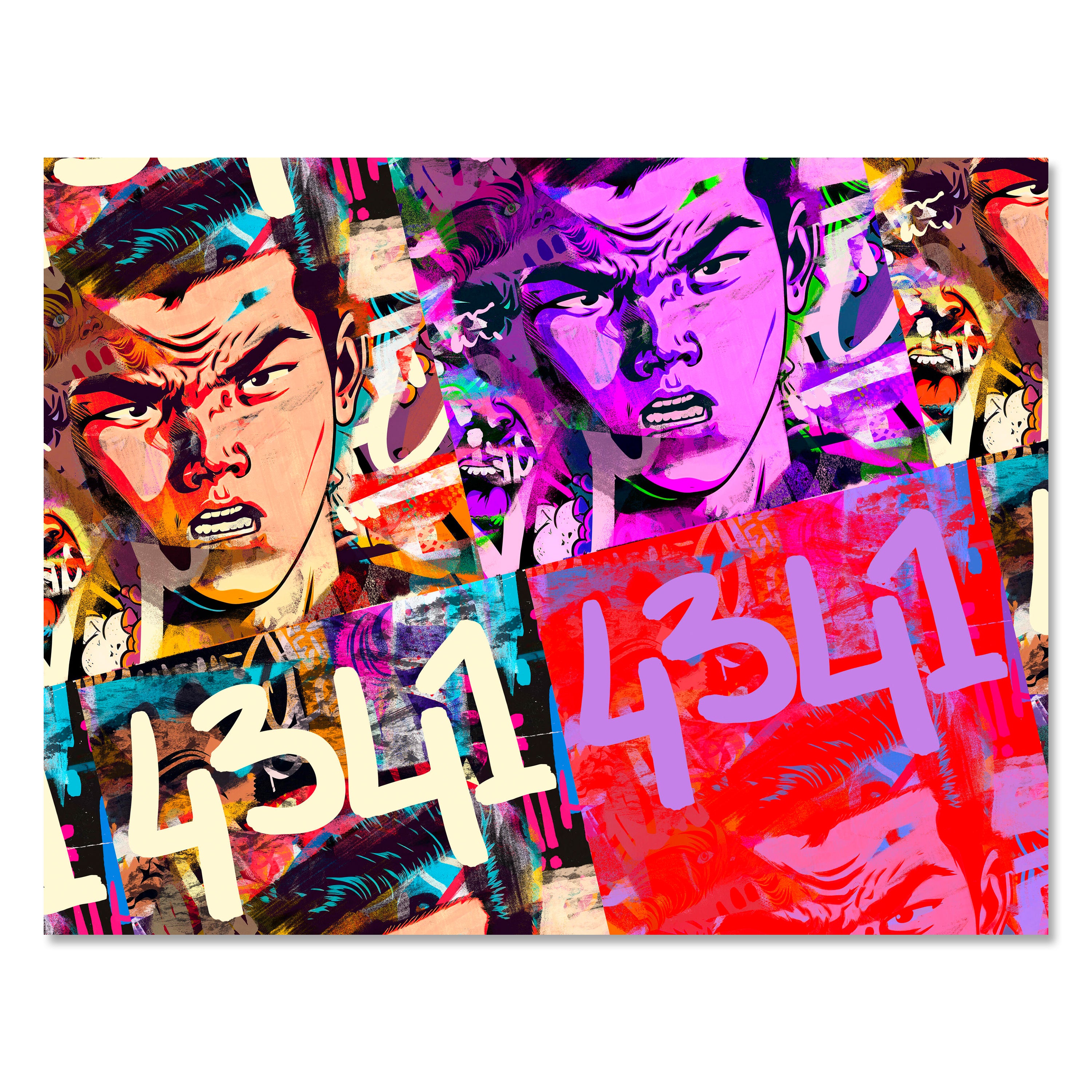 Leinwandbild Pop Art Stil, Mann, Querformat M0608 kaufen - Bild 1 Leinwandbild Pop Art Stil, Mann, Querformat M0608 kaufen - Bild 1