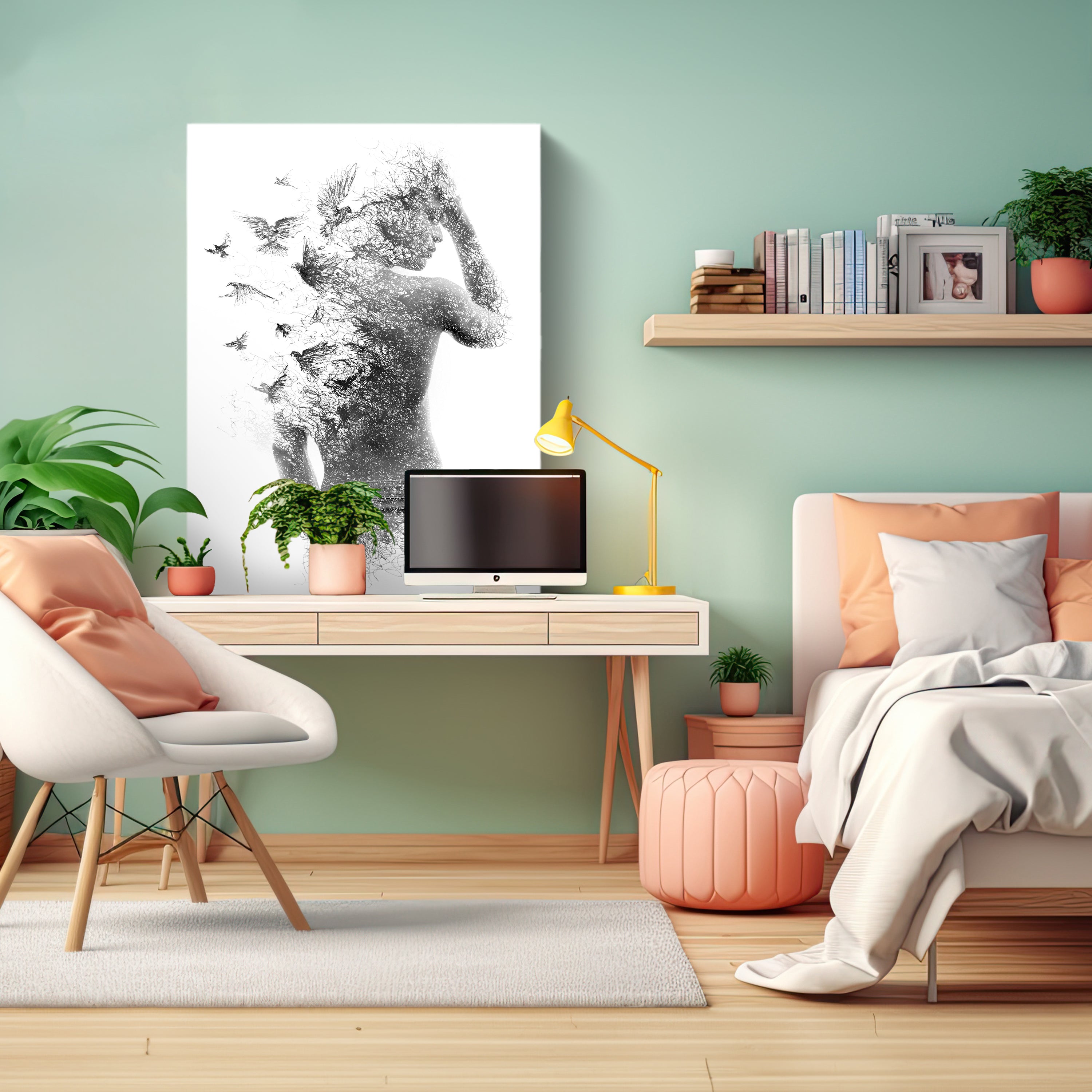 Leinwandbild Digital Art, Frau, Hochformat M0637 kaufen - Bild 3 Leinwandbild Digital Art, Frau, Hochformat M0637 kaufen - Bild 3