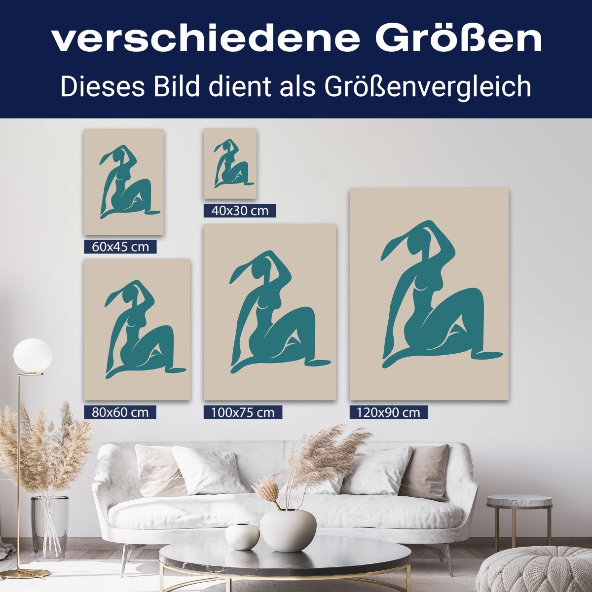 Leinwandbild Minimalismus, Frau, Hochformat M0654 kaufen - Bild 8 Leinwandbild Minimalismus, Frau, Hochformat M0654 kaufen - Bild 8