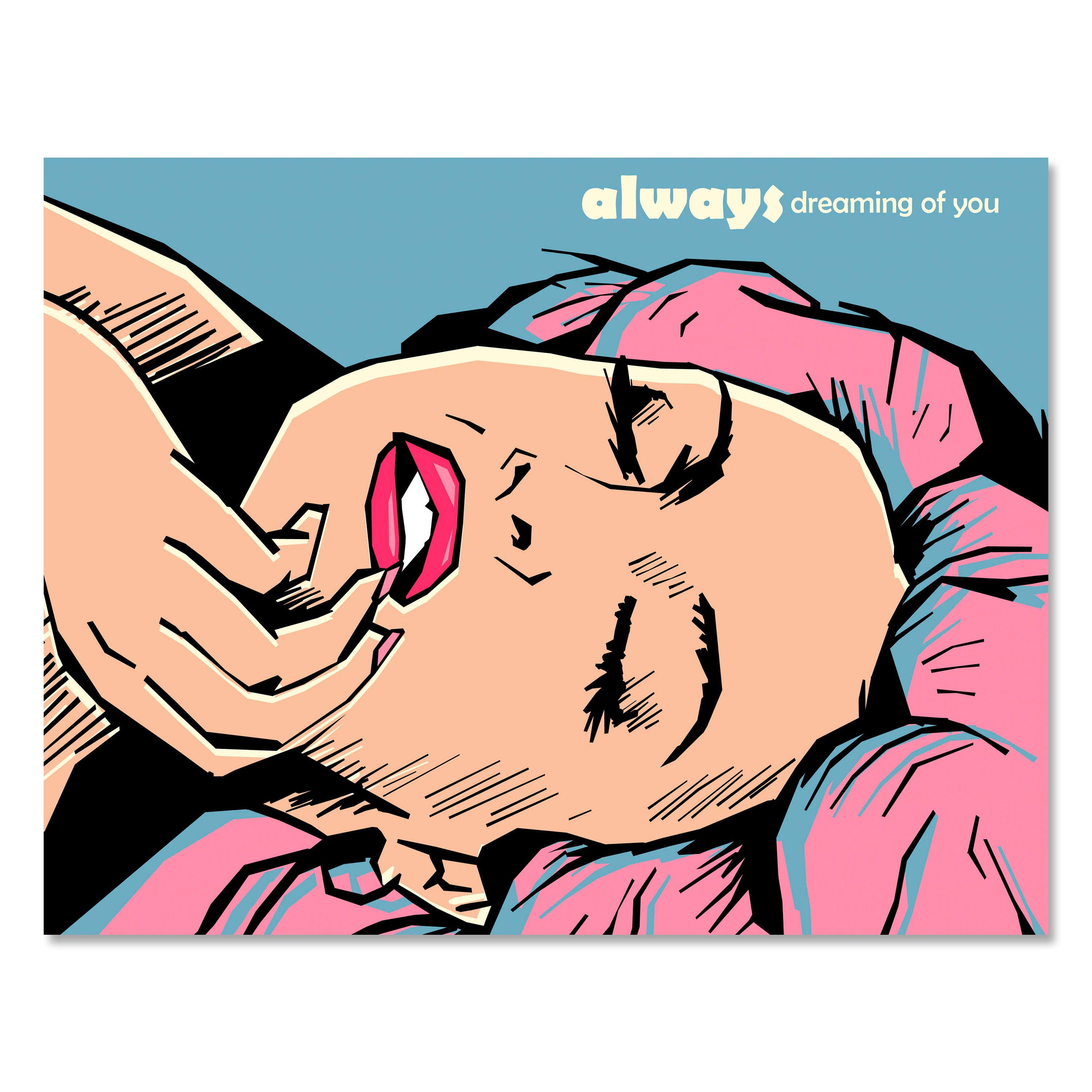 Leinwandbild Pop Art Stil, Frau, Querformat M0667 kaufen - Bild 1 Leinwandbild Pop Art Stil, Frau, Querformat M0667 kaufen - Bild 1
