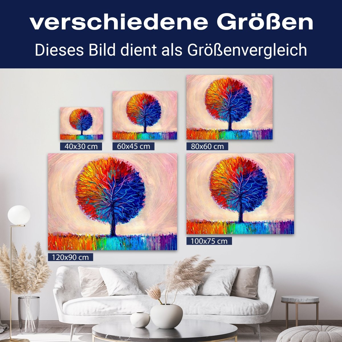 Leinwandbild Malerei, Baum, Querformat M0669 kaufen - Bild 8 Leinwandbild Malerei, Baum, Querformat M0669 kaufen - Bild 8