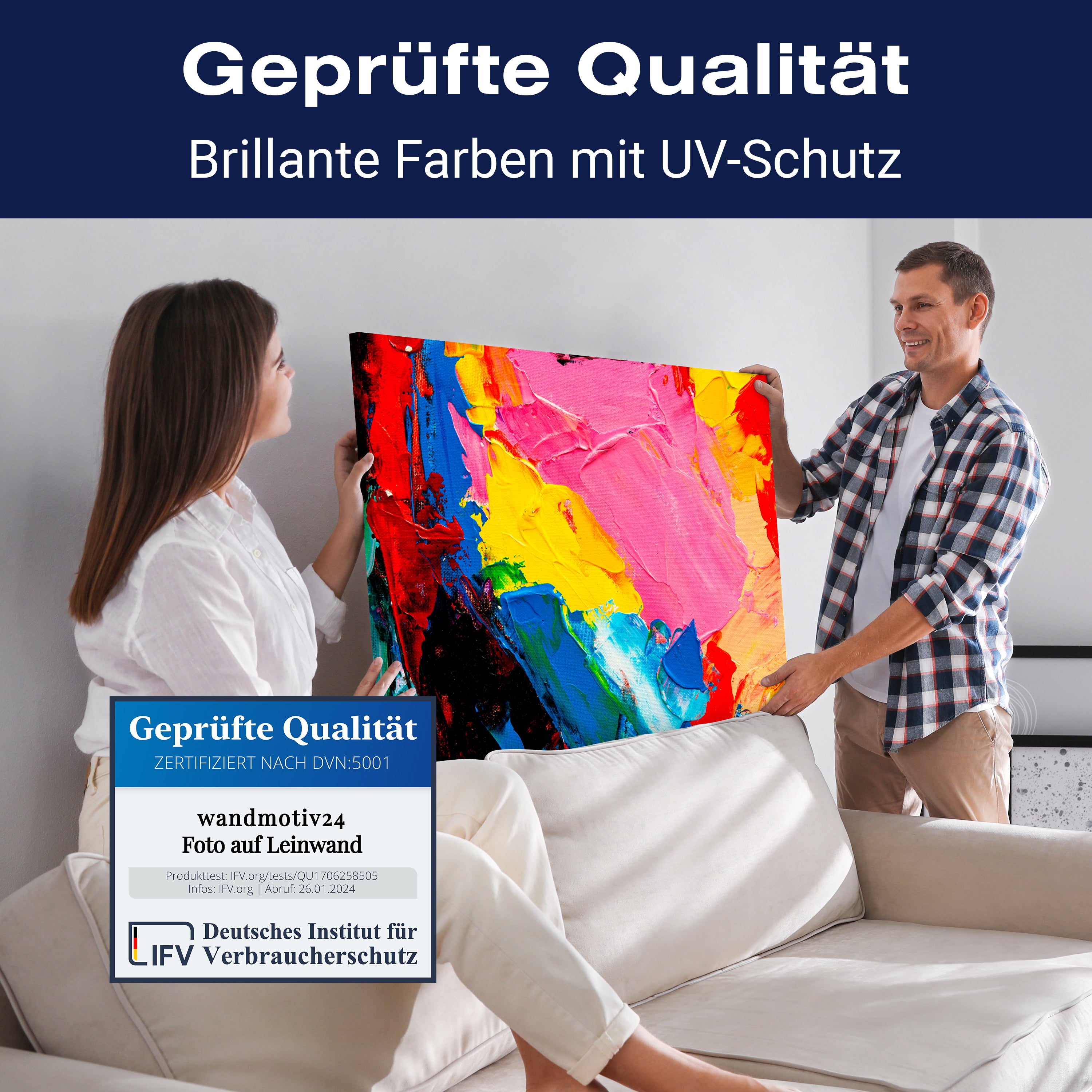 Leinwandbild Malerei, Abstrakt, Querformat M0674 kaufen - Bild 4 Leinwandbild Malerei, Abstrakt, Querformat M0674 kaufen - Bild 4