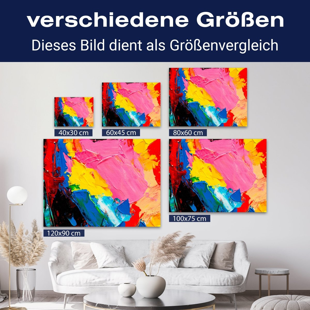 Leinwandbild Malerei, Abstrakt, Querformat M0674 kaufen - Bild 8 Leinwandbild Malerei, Abstrakt, Querformat M0674 kaufen - Bild 8