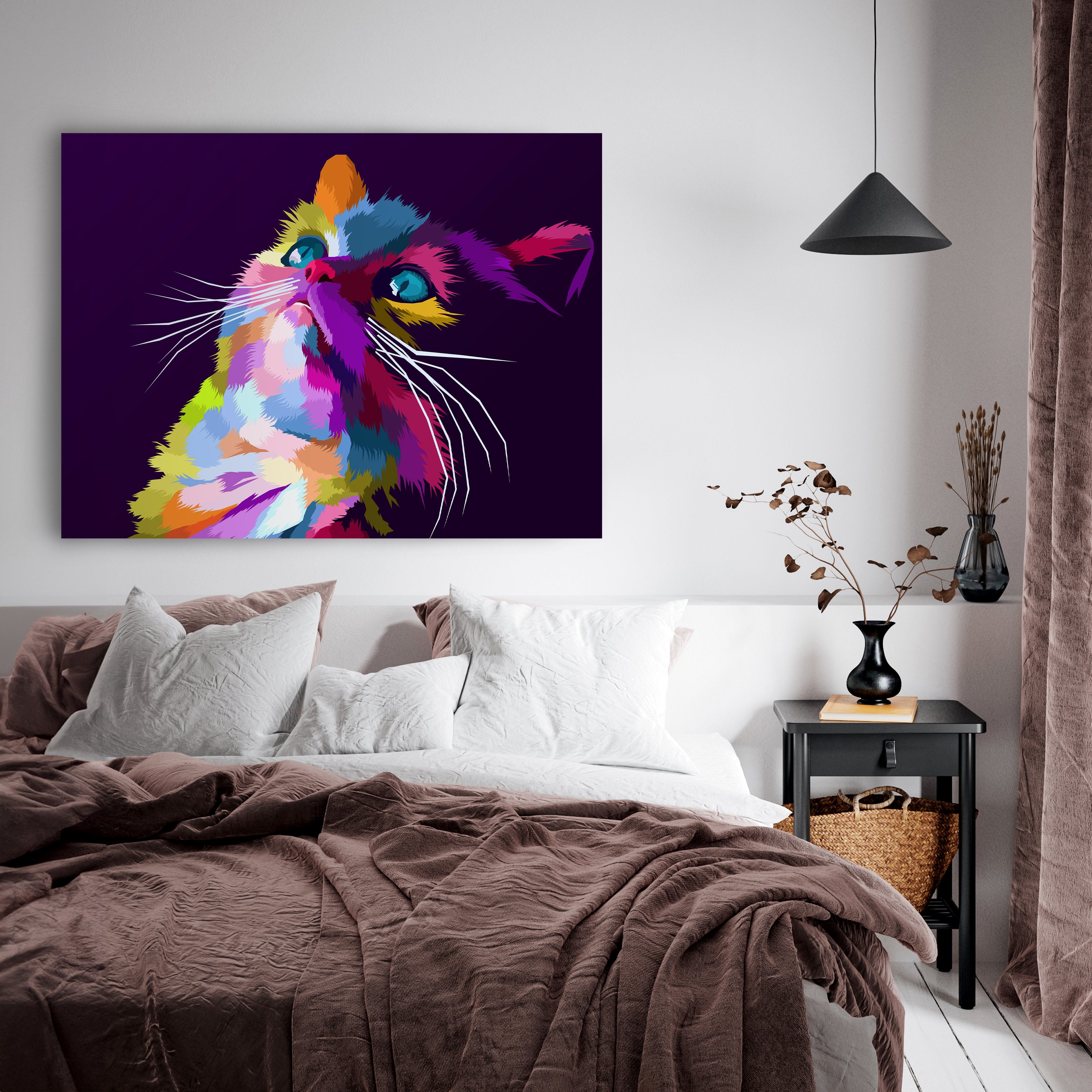 Leinwandbild Digital Art, Katze, Querformat M0680 kaufen - Bild 3 Leinwandbild Digital Art, Katze, Querformat M0680 kaufen - Bild 3