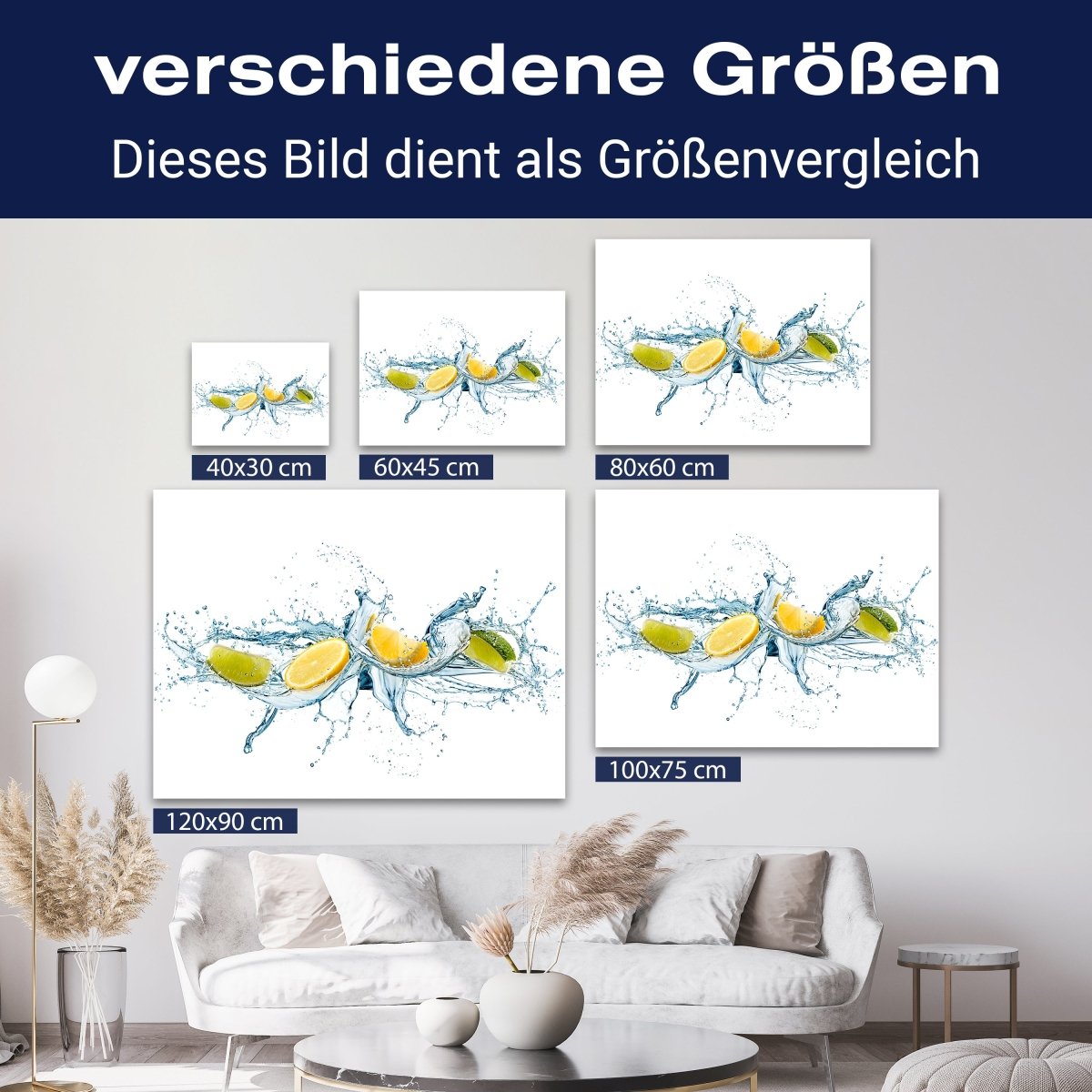 Leinwandbild Essen und Trinken, Zitronen, Querformat M0683 kaufen - Bild 8 Leinwandbild Essen und Trinken, Zitronen, Querformat M0683 kaufen - Bild 8