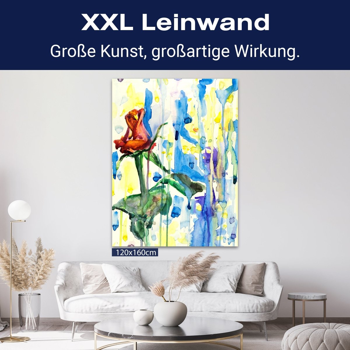 Leinwandbild Malerei, Blumen, Hochformat M0685 kaufen - Bild 9 Leinwandbild Malerei, Blumen, Hochformat M0685 kaufen - Bild 9