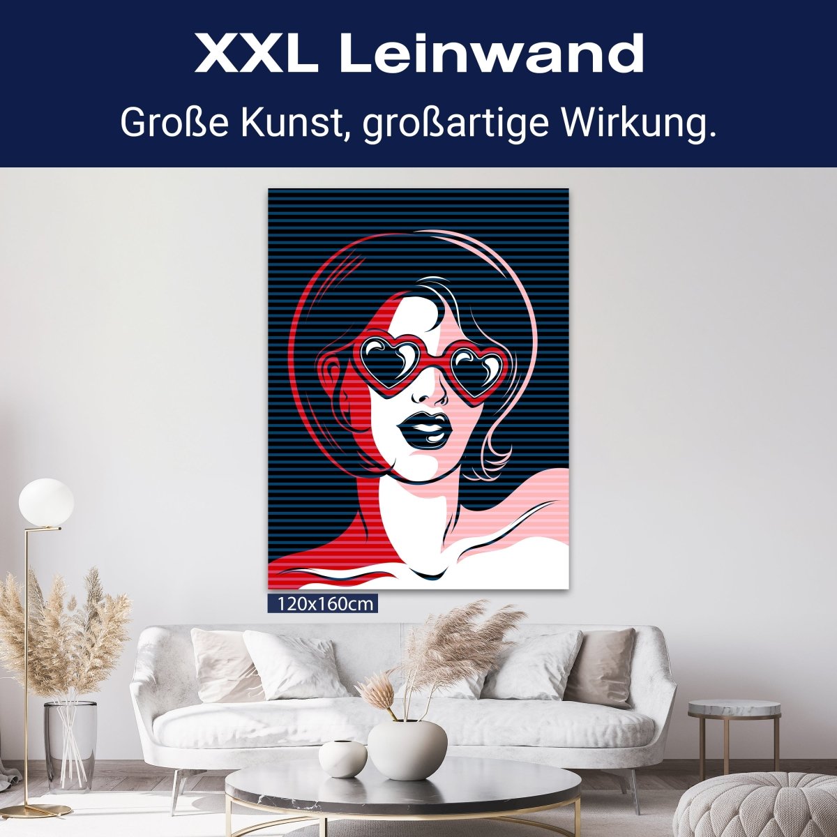 Leinwandbild Pop Art, Frau, Hochformat M0689 kaufen - Bild 9 Leinwandbild Pop Art, Frau, Hochformat M0689 kaufen - Bild 9