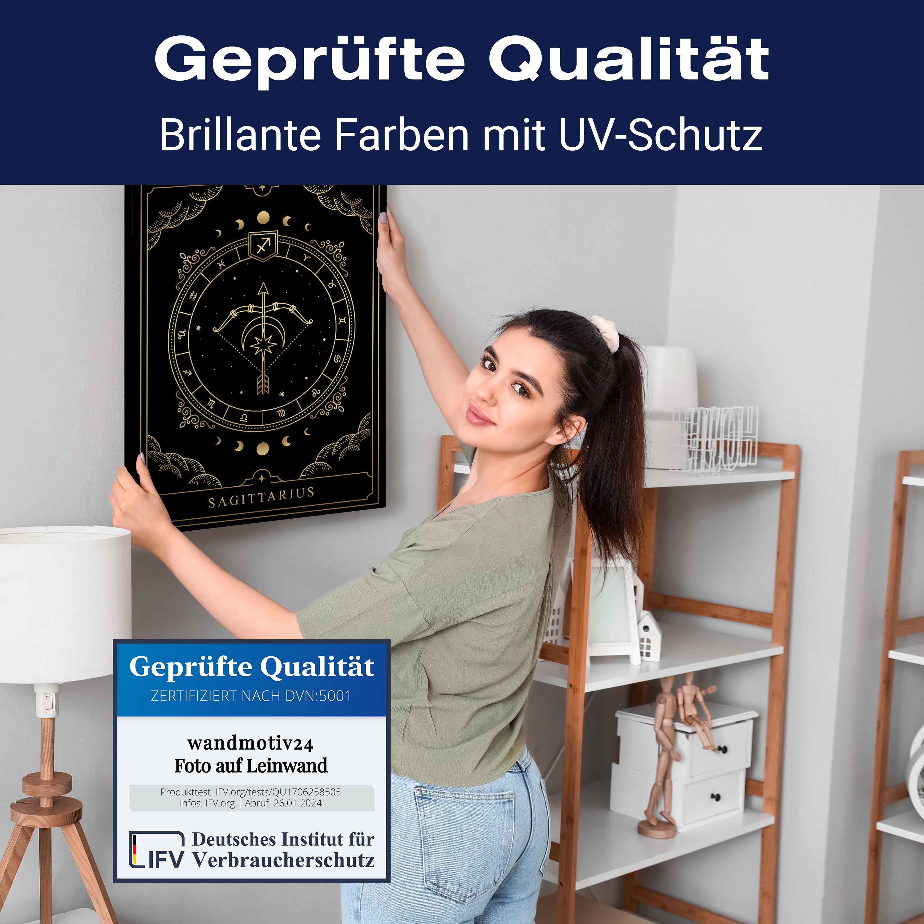 Leinwandbild Sternzeichen, Schütze, Hochformat M0710 kaufen - Bild 4 Leinwandbild Sternzeichen, Schütze, Hochformat M0710 kaufen - Bild 4