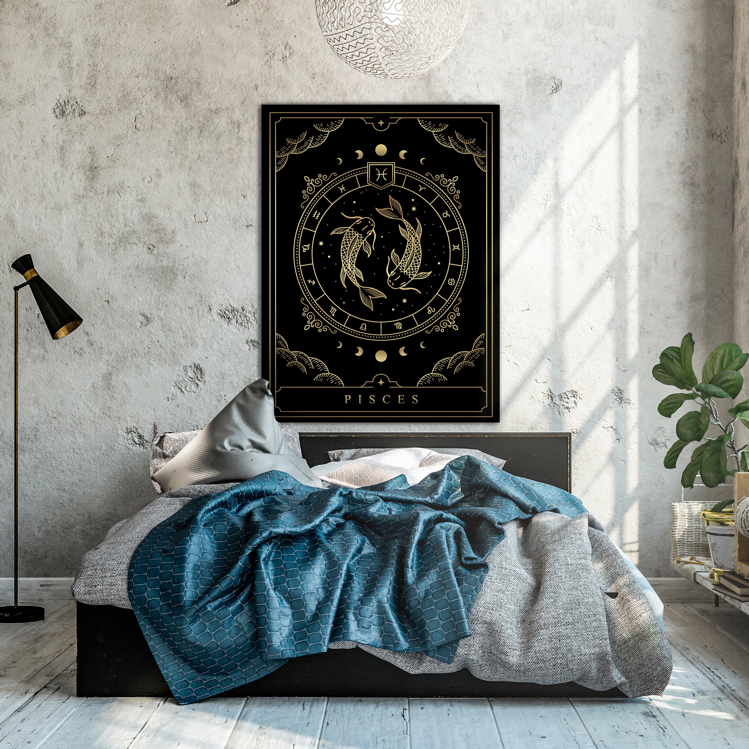 Leinwandbild Sternzeichen, Fische, Hochformat M0713 kaufen - Bild 2 Leinwandbild Sternzeichen, Fische, Hochformat M0713 kaufen - Bild 2