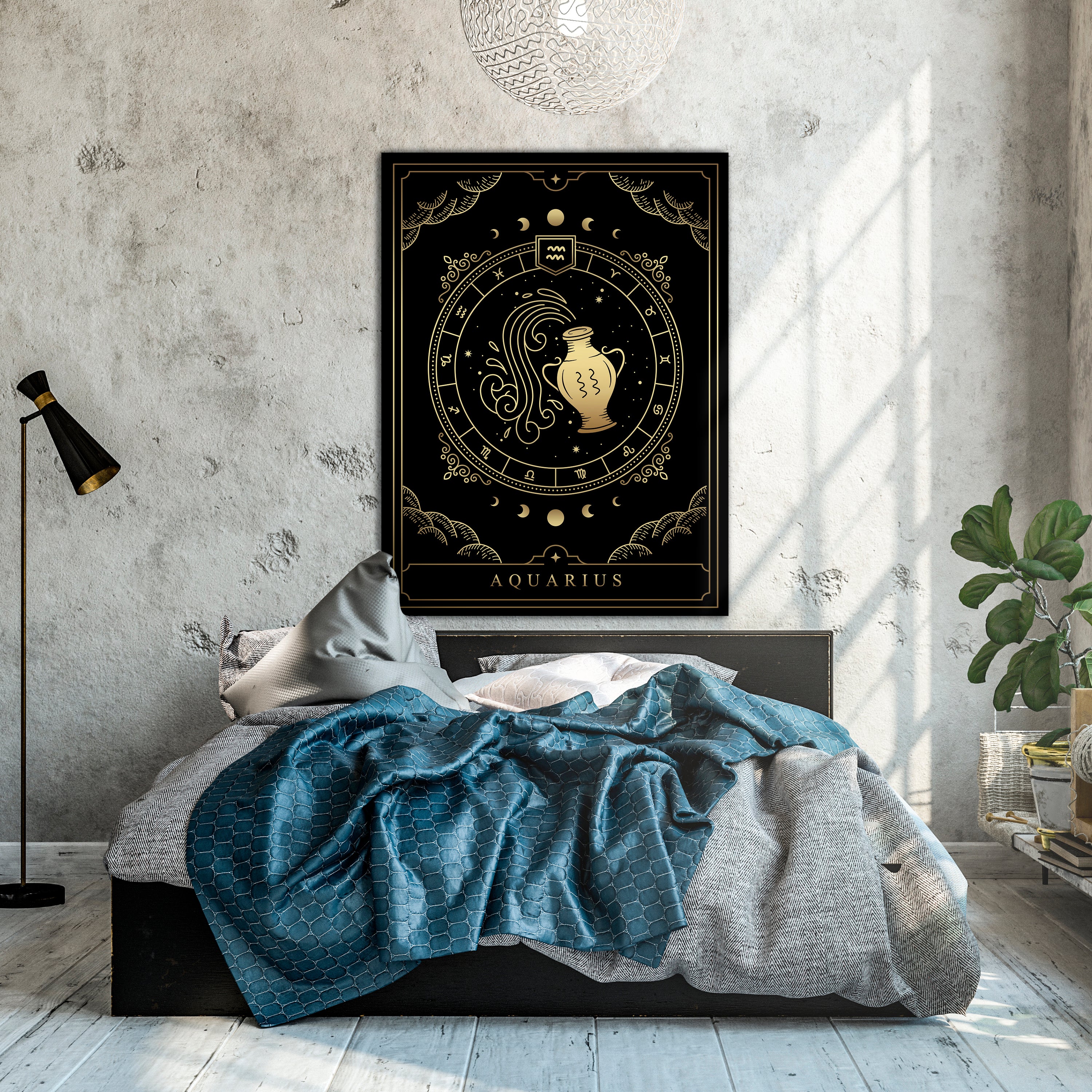 Leinwandbild Sternzeichen, Wassermann, Hochformat M0716 kaufen - Bild 2 Leinwandbild Sternzeichen, Wassermann, Hochformat M0716 kaufen - Bild 2