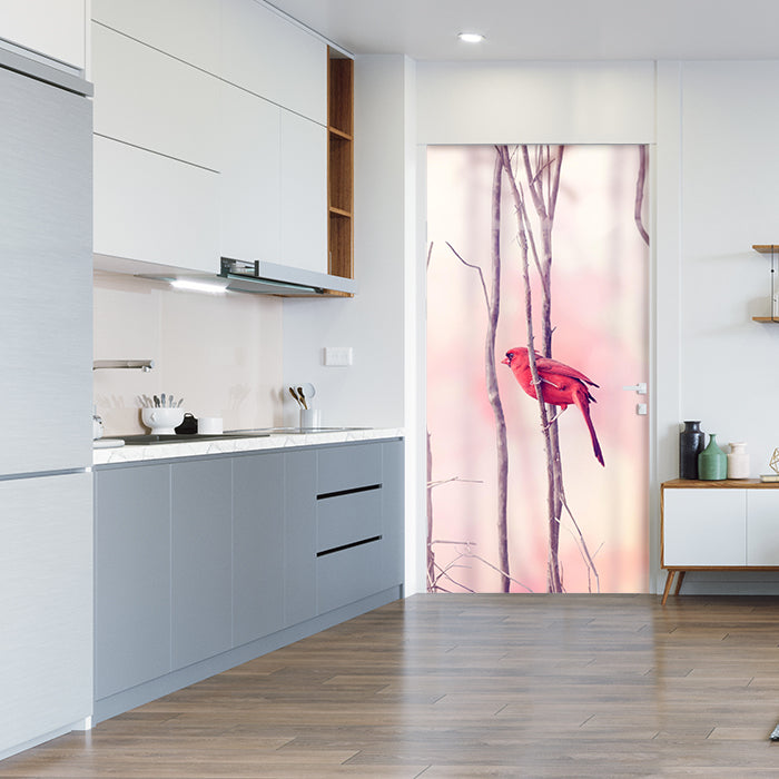 Türtapete Kardinalvögel M0718 - Bild 1 Türtapete Kardinalvögel M0718 - Bild 1