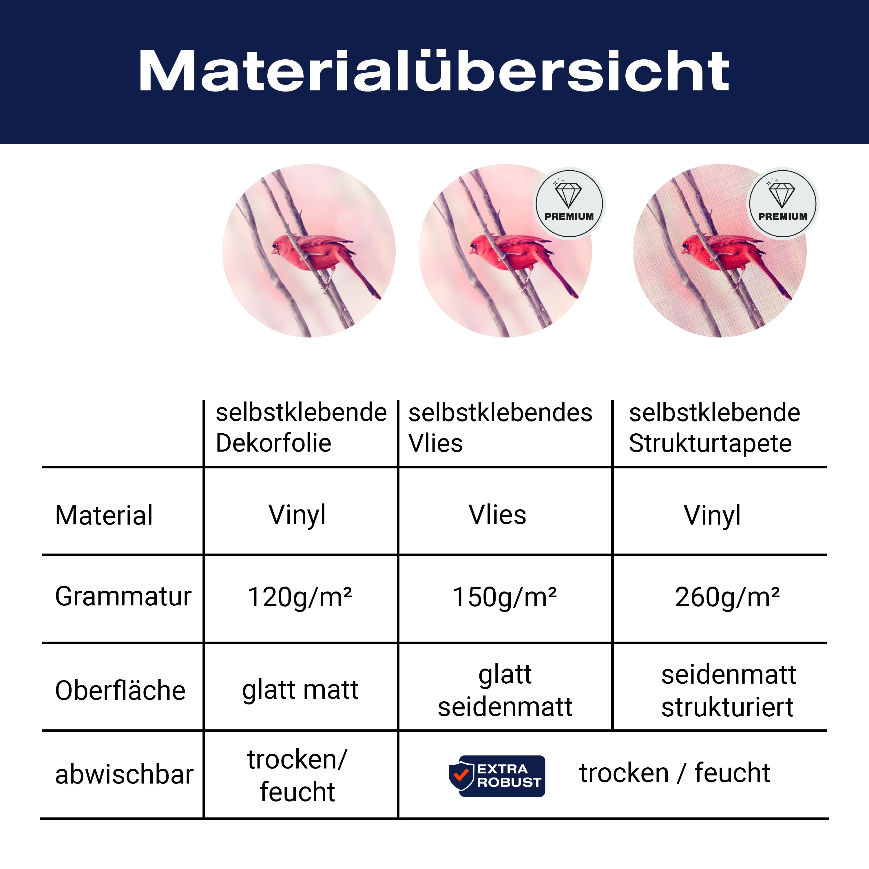 Türtapete Kardinalvögel M0718 - Bild 9 Türtapete Kardinalvögel M0718 - Bild 9